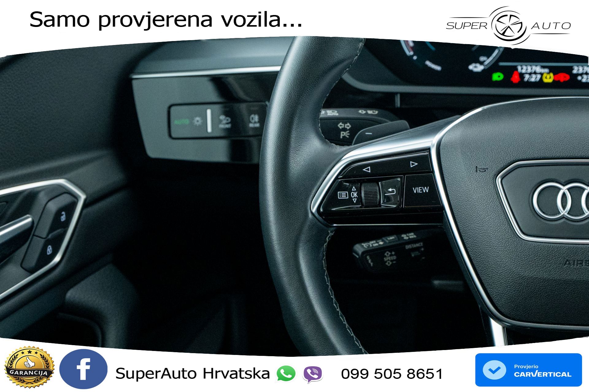 Audi Q8 e-tron 50 95 kWh quattro 340 KS, ACC+KAM+GR SJED+VIRT+PARK