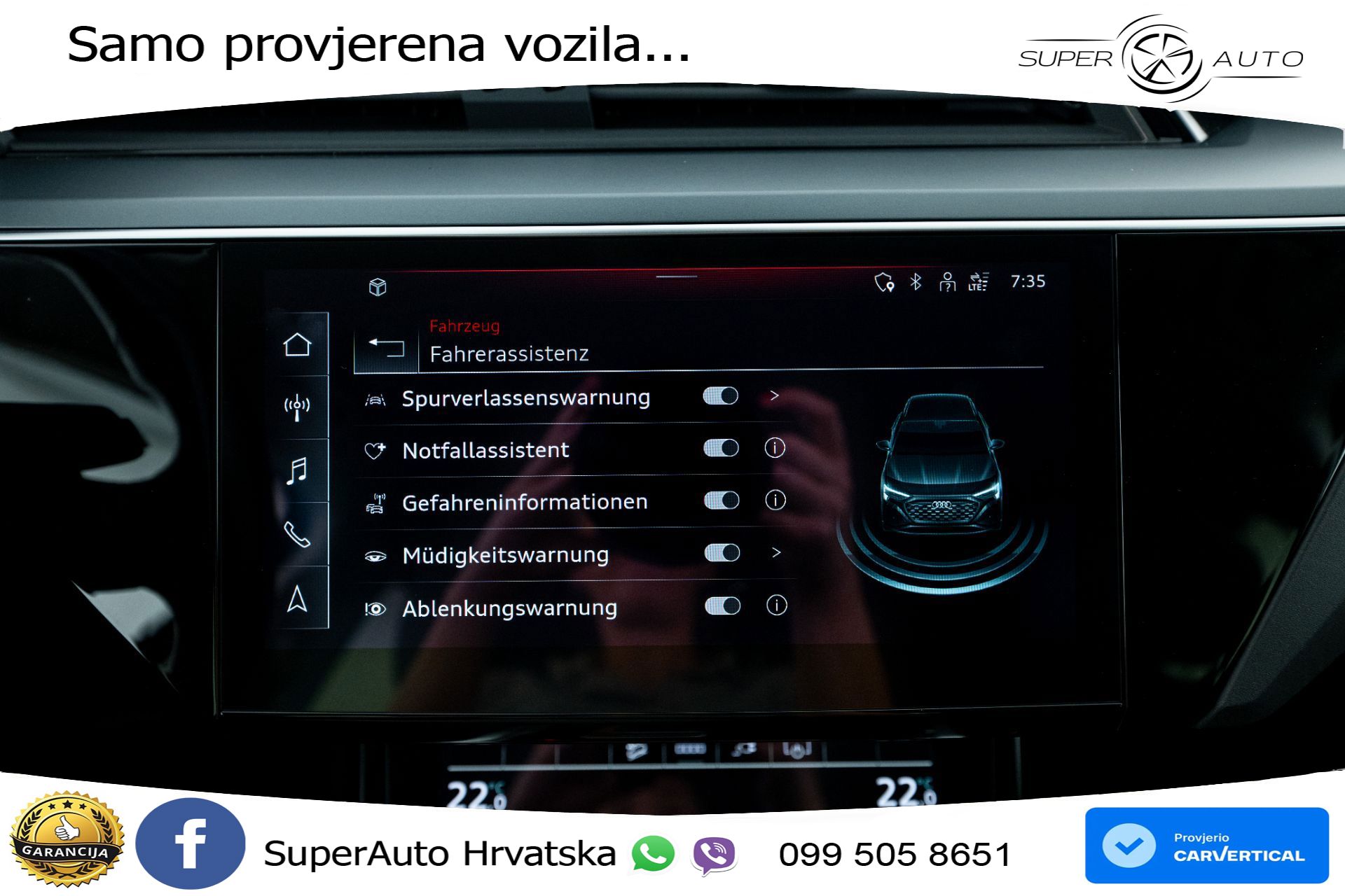 Audi Q8 e-tron 50 95 kWh quattro 340 KS, ACC+KAM+GR SJED+VIRT+PARK