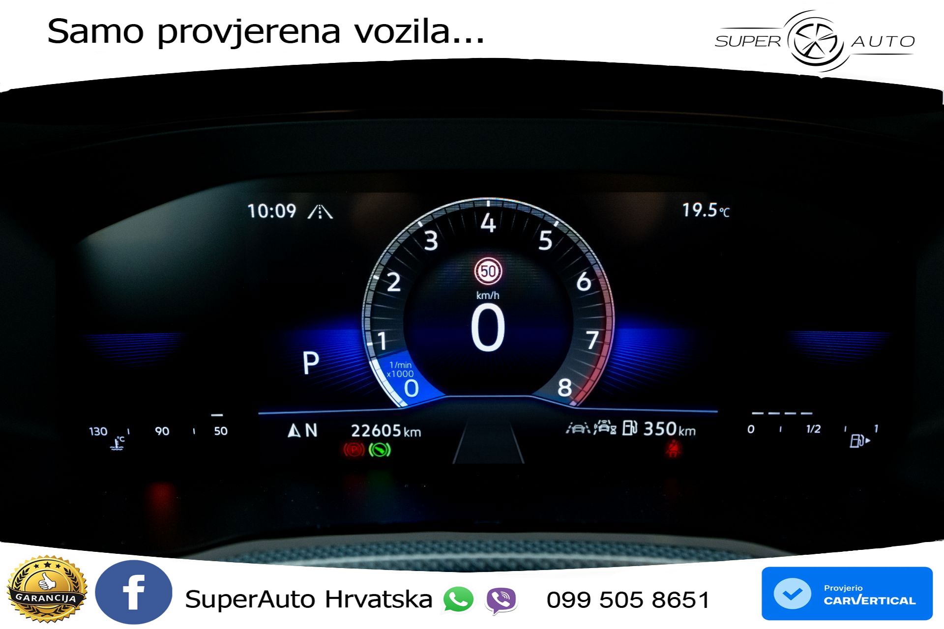 VW Touran 1.5 TSI DSG Comfortline 150 KS, 7-SJED+LED+ACC+GR SJED+PDC+VIRT