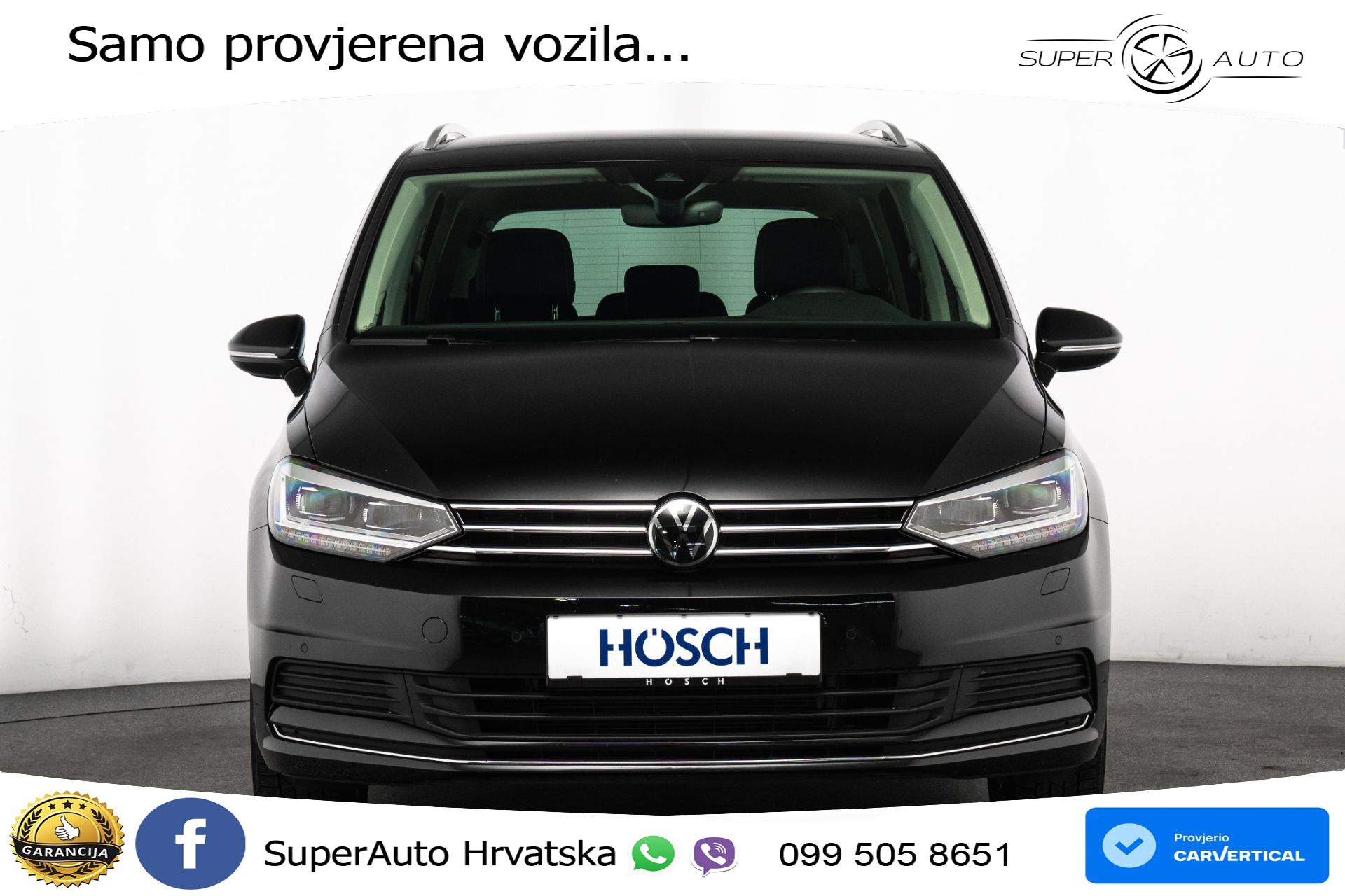 VW Touran 1.5 TSI DSG Comfortline 150 KS, 7-SJED+LED+ACC+GR SJED+PDC+VIRT