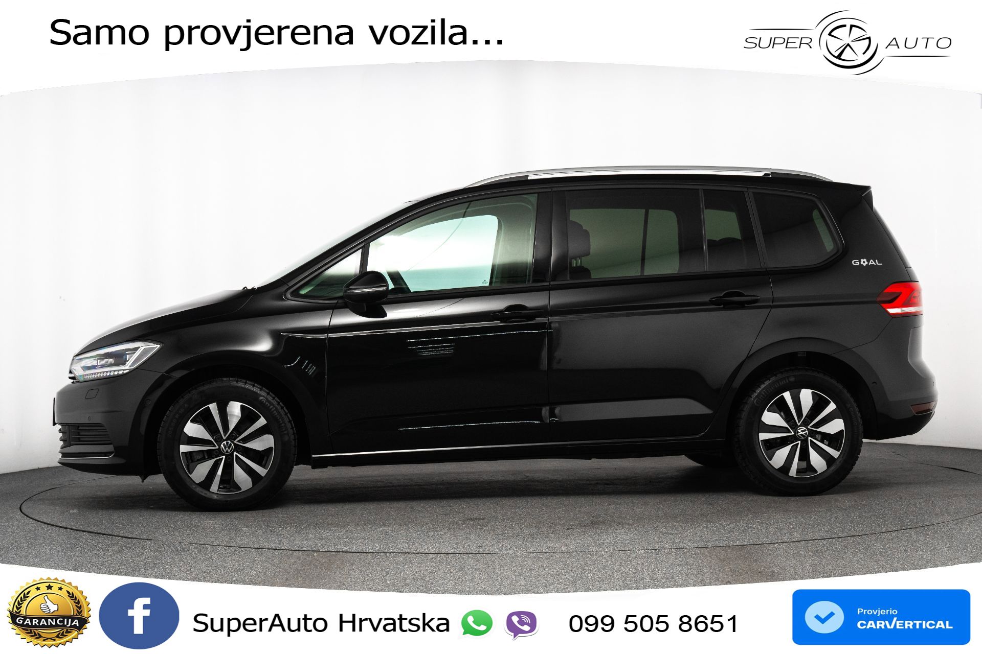 VW Touran 1.5 TSI DSG Comfortline 150 KS, 7-SJED+LED+ACC+GR SJED+PDC+VIRT