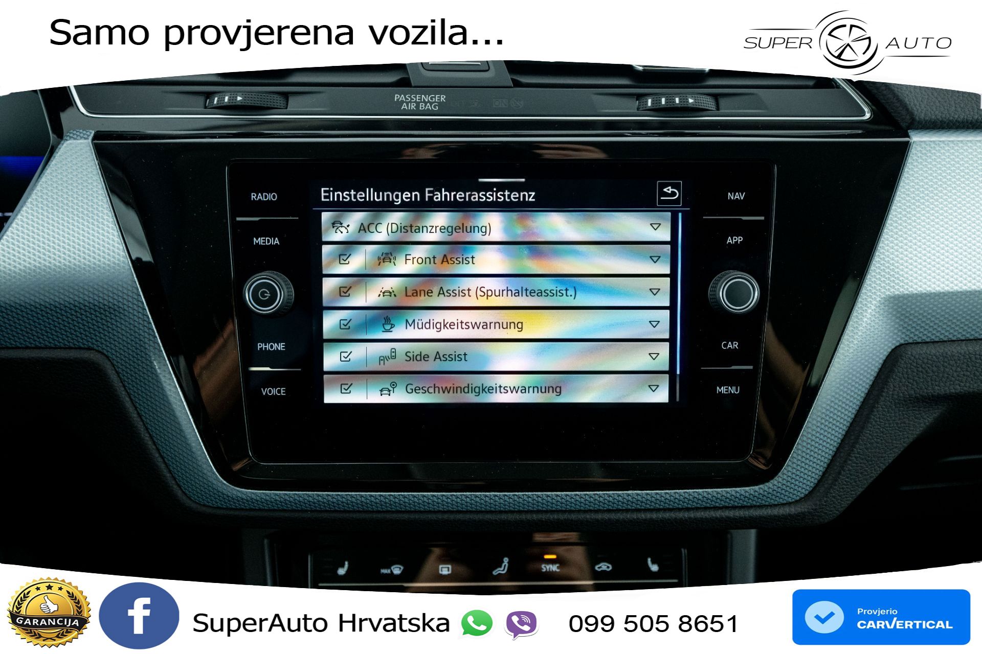 VW Touran 1.5 TSI DSG Comfortline 150 KS, 7-SJED+LED+ACC+GR SJED+PDC+VIRT