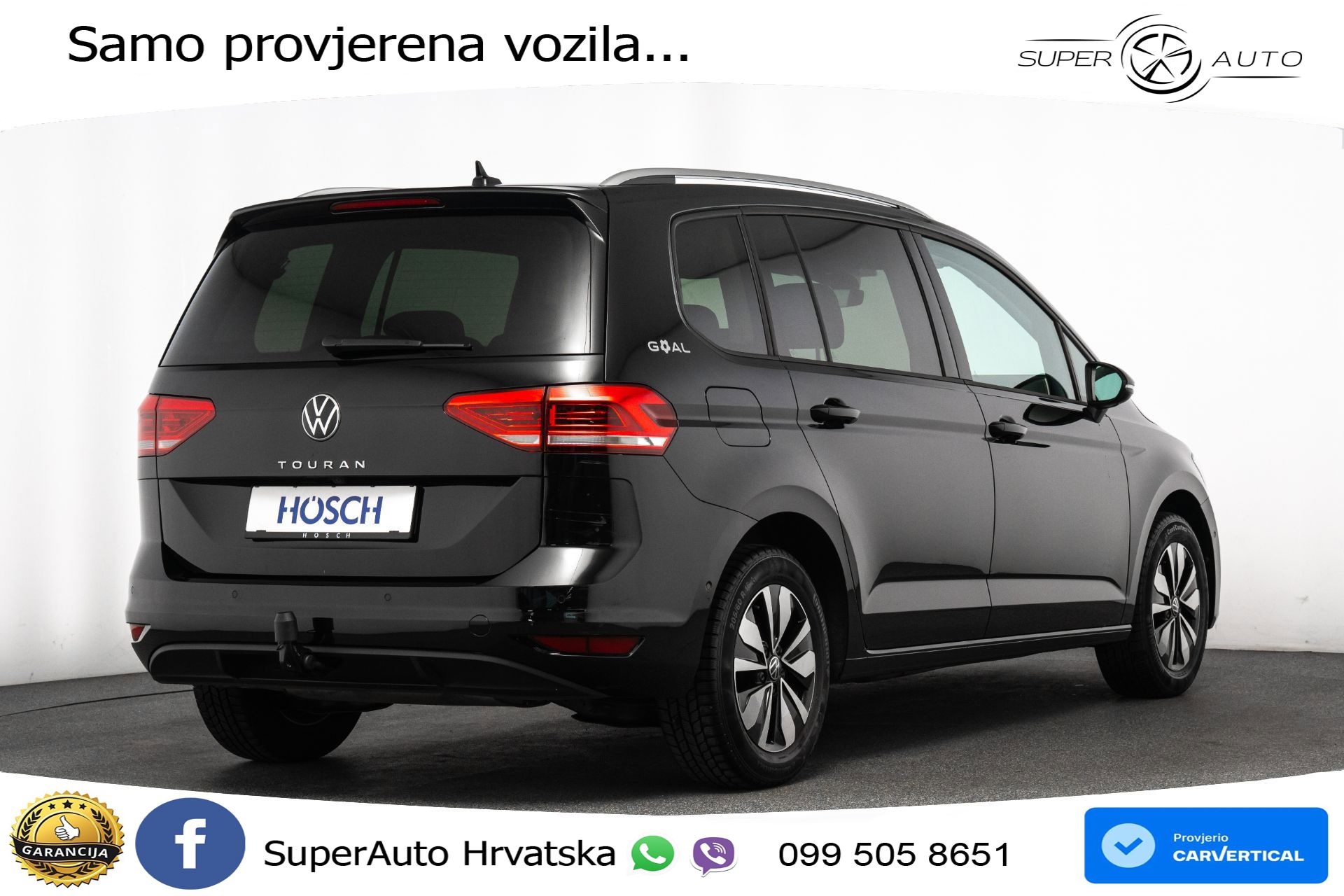 VW Touran 1.5 TSI DSG Comfortline 150 KS, 7-SJED+LED+ACC+GR SJED+PDC+VIRT