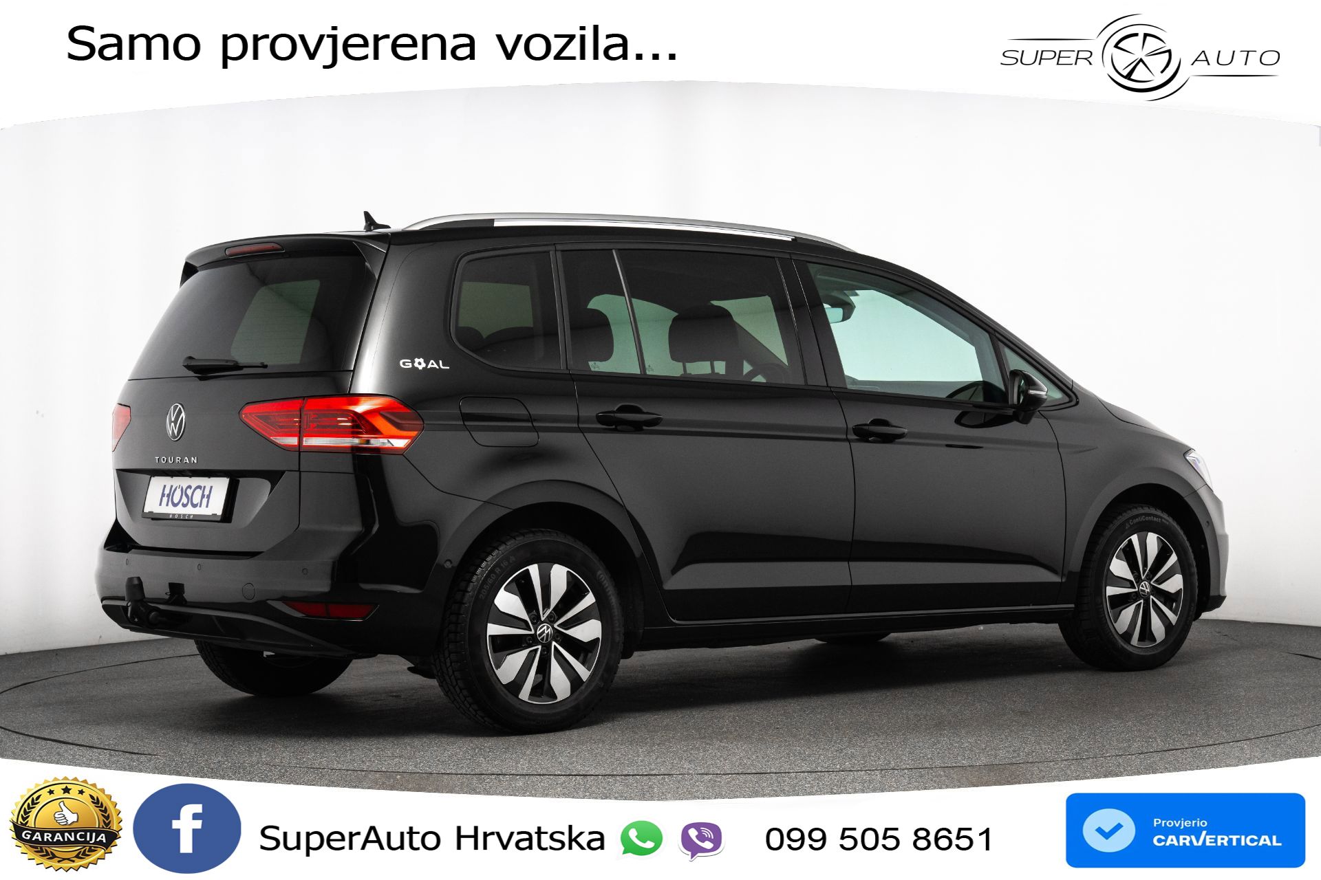 VW Touran 1.5 TSI DSG Comfortline 150 KS, 7-SJED+LED+ACC+GR SJED+PDC+VIRT