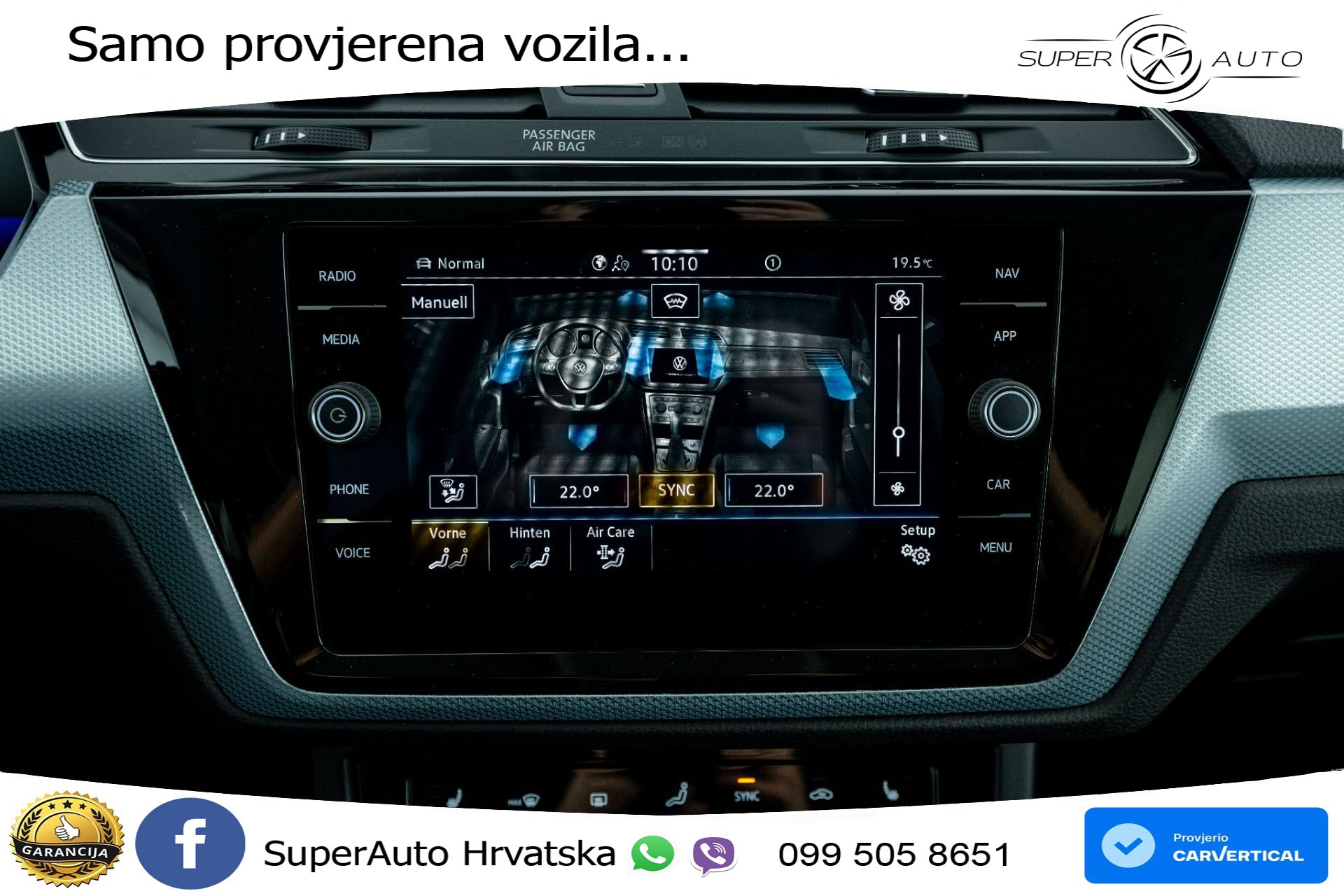 VW Touran 1.5 TSI DSG Comfortline 150 KS, 7-SJED+LED+ACC+GR SJED+PDC+VIRT