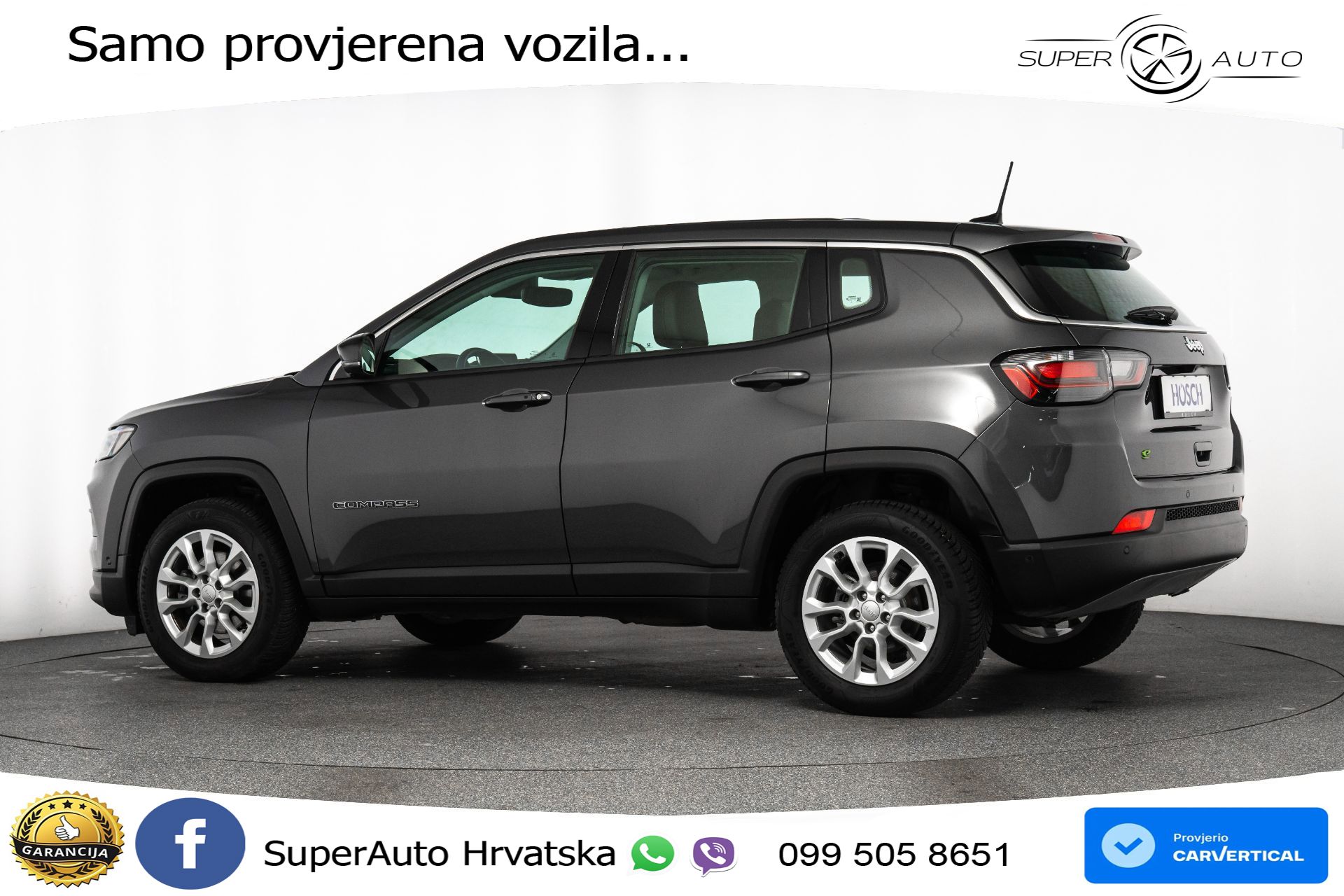 Jeep Compass 1.5 GSE Aut. 130 KS, LED+ACC+GR SJED+KAM+VIRT+PDC
