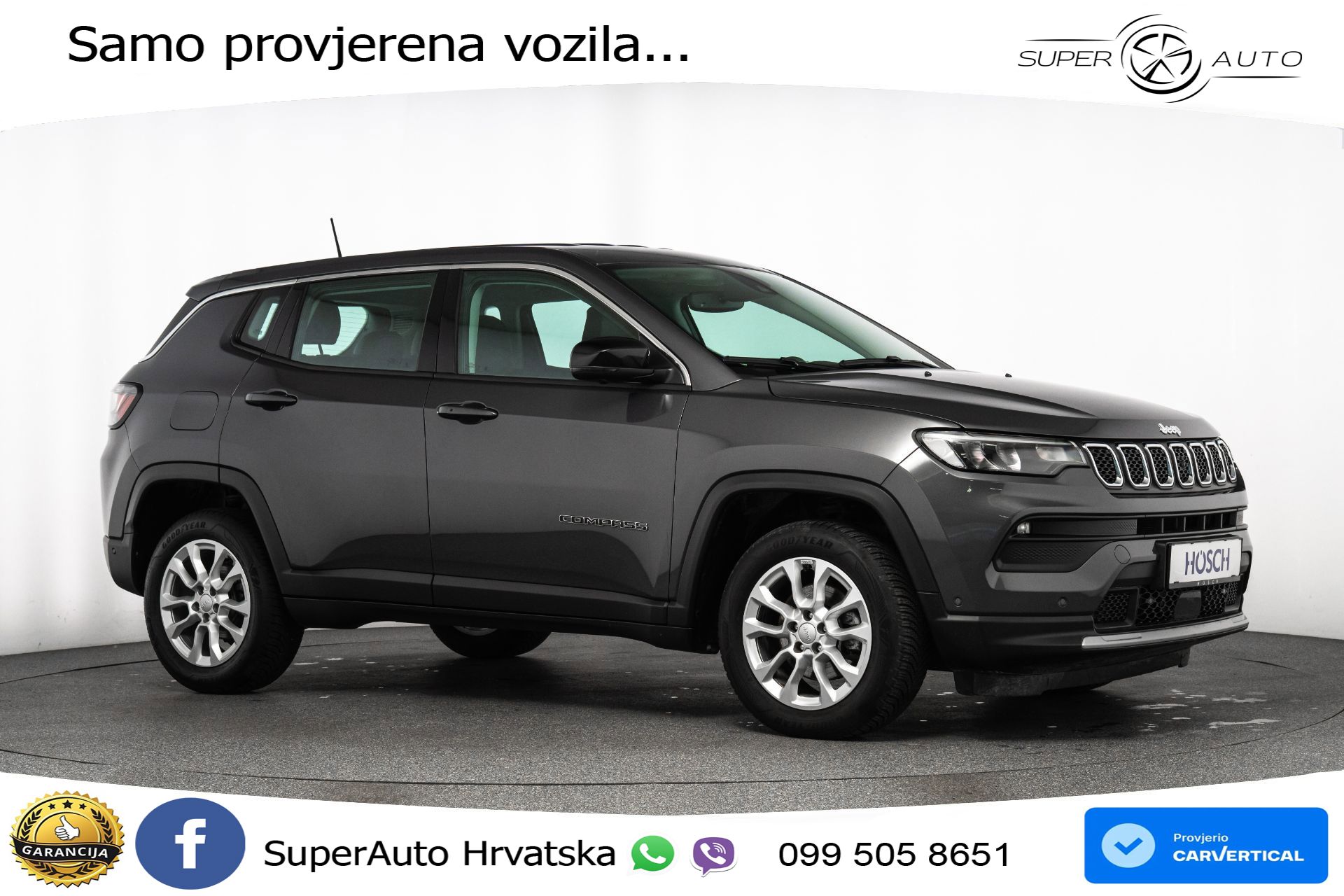 Jeep Compass 1.5 GSE Aut. 130 KS, LED+ACC+GR SJED+KAM+VIRT+PDC