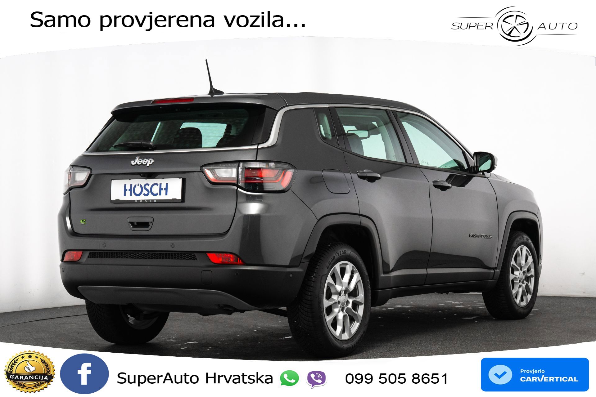 Jeep Compass 1.5 GSE Aut. 130 KS, LED+ACC+GR SJED+KAM+VIRT+PDC