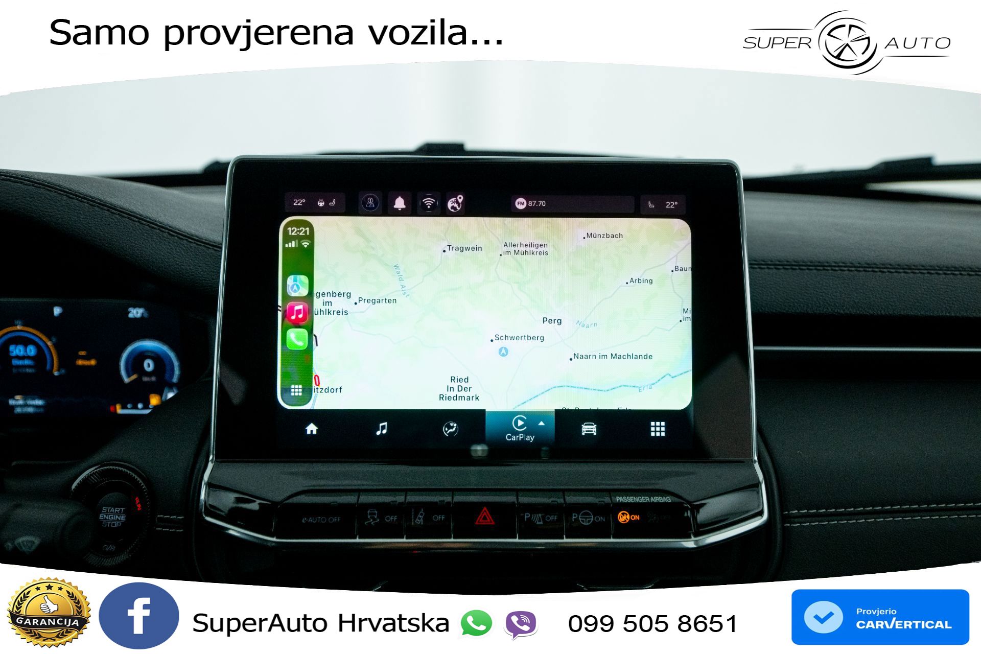 Jeep Compass 1.5 GSE Aut. 130 KS, LED+ACC+GR SJED+KAM+VIRT+PDC
