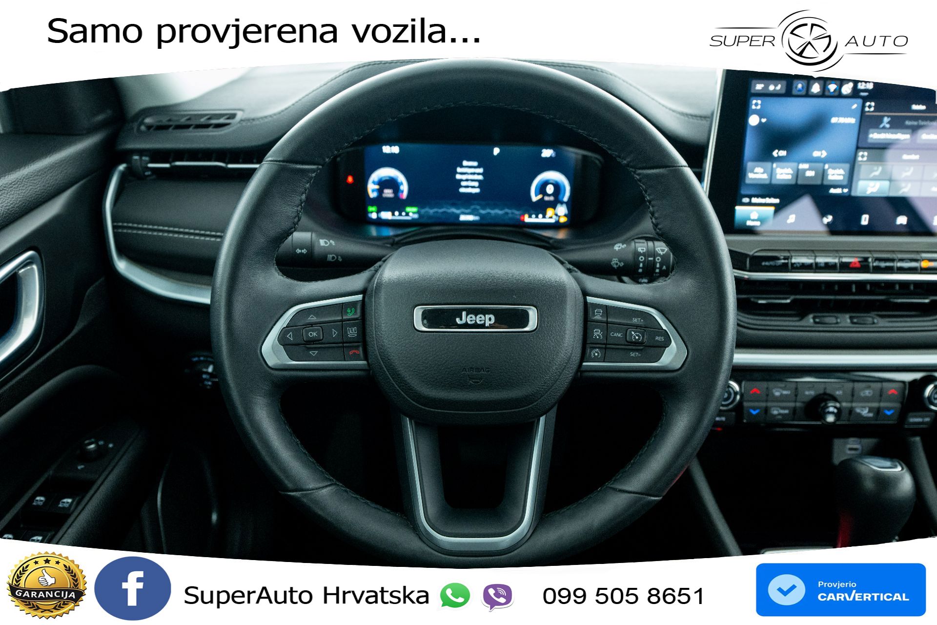 Jeep Compass 1.5 GSE Aut. 130 KS, LED+ACC+GR SJED+KAM+VIRT+PDC