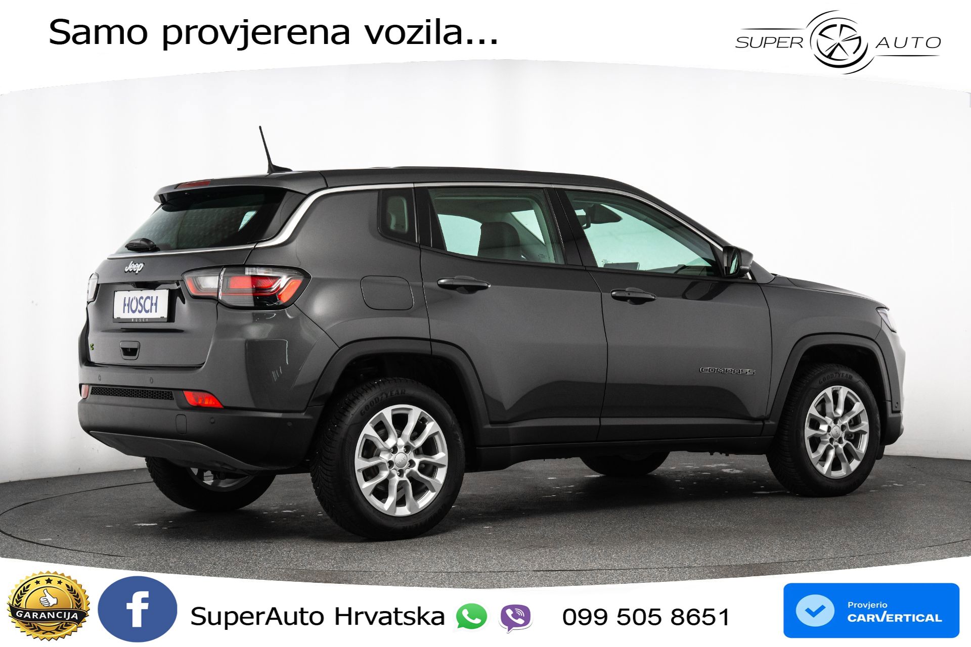 Jeep Compass 1.5 GSE Aut. 130 KS, LED+ACC+GR SJED+KAM+VIRT+PDC