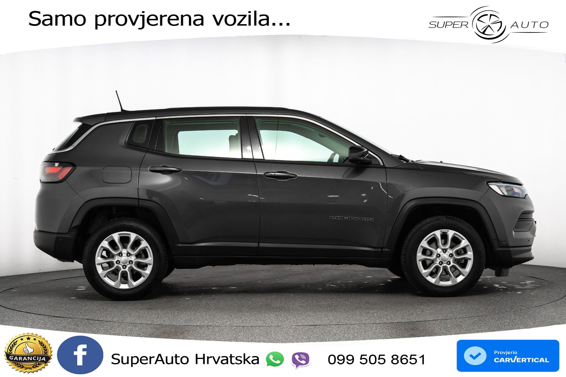 Jeep Compass 1.5 GSE Aut. 130 KS, LED+ACC+GR SJED+KAM+VIRT+PDC