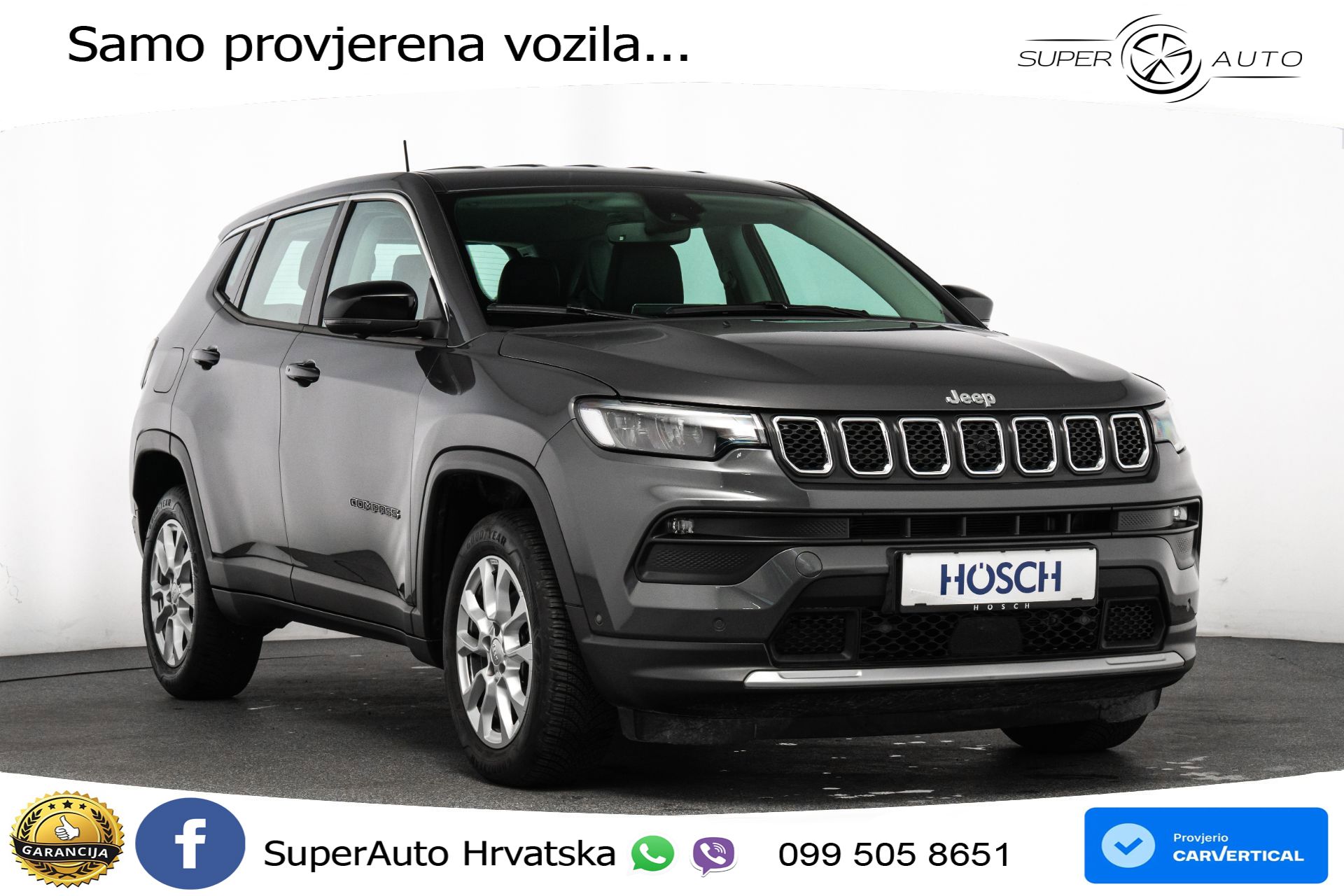 Jeep Compass 1.5 GSE Aut. 130 KS, LED+ACC+GR SJED+KAM+VIRT+PDC