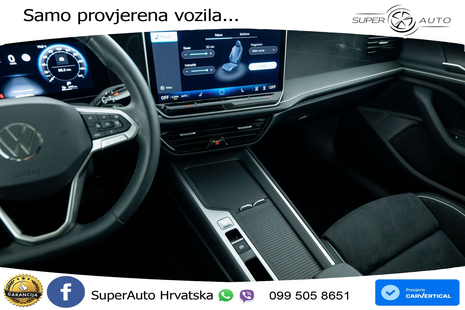 VW Passat Variant 1.5 eTSI DSG Business 150 KS, LED+ACC+GR SJED+MASAŽA+VIRT+360