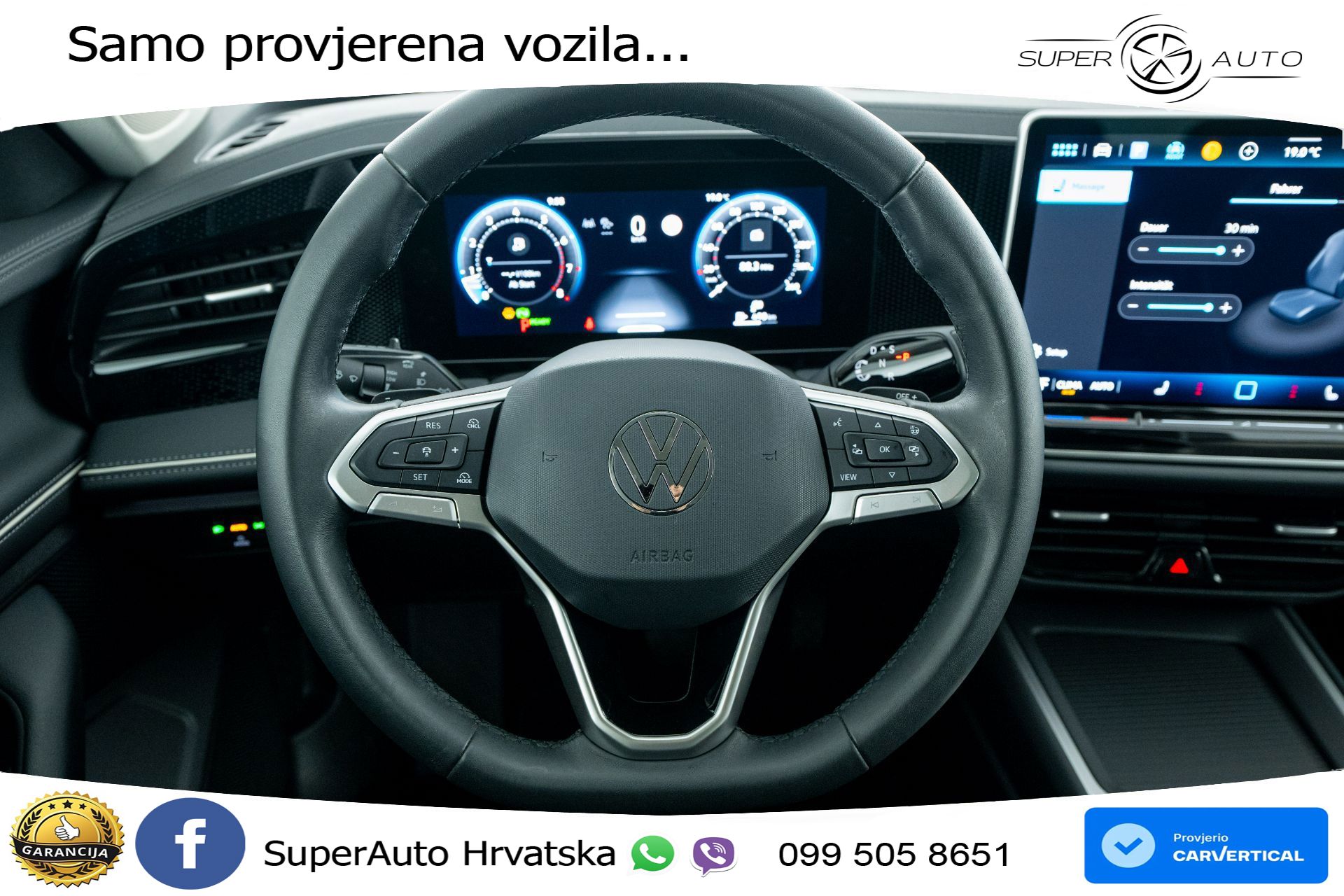 VW Passat Variant 1.5 eTSI DSG Business 150 KS, LED+ACC+GR SJED+MASAŽA+VIRT+360