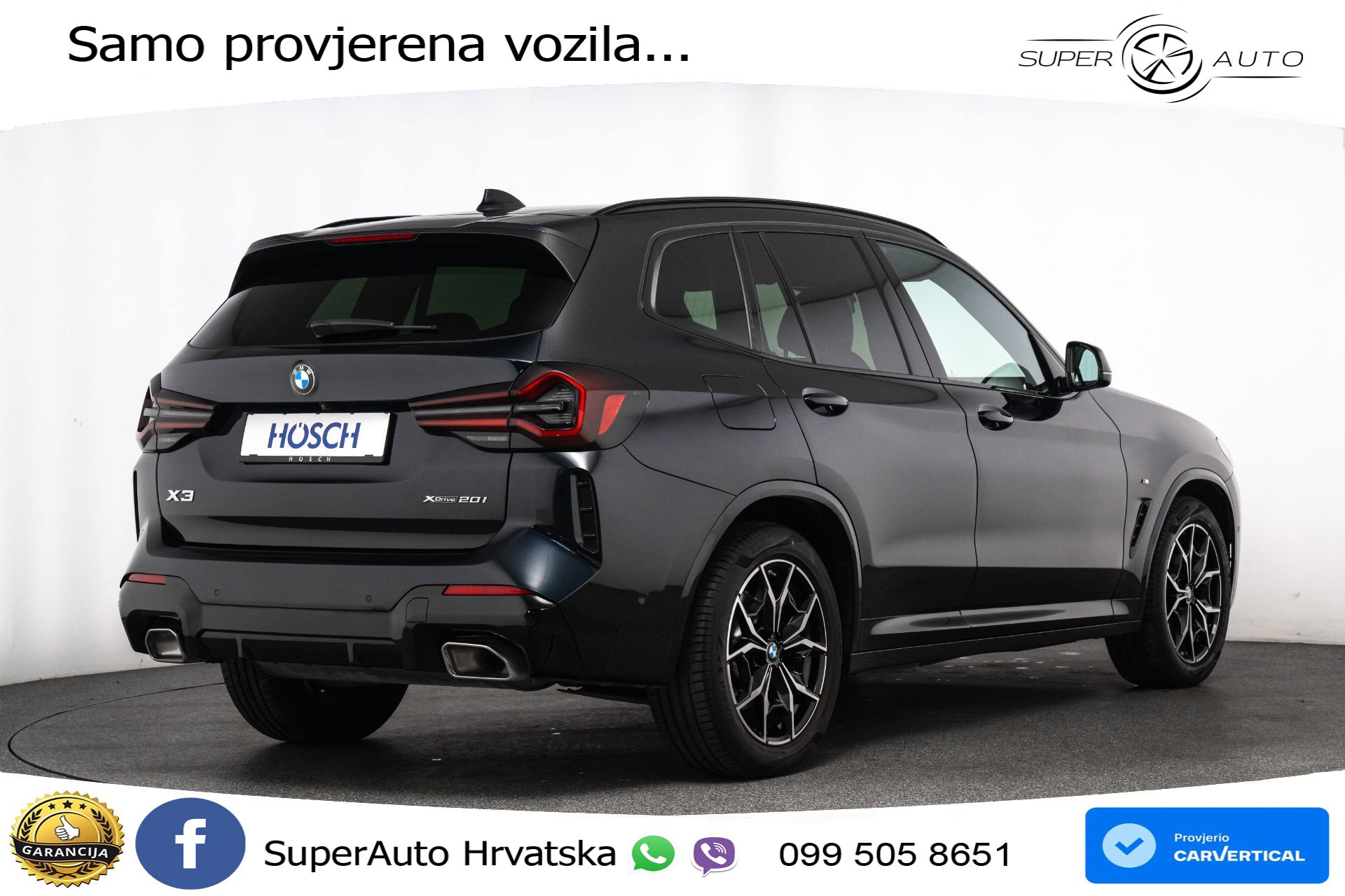 BMW X3 20i xDrive Steptronic M Sport 184 KS, LED+ASIST+GR SJED+KAM+PDC