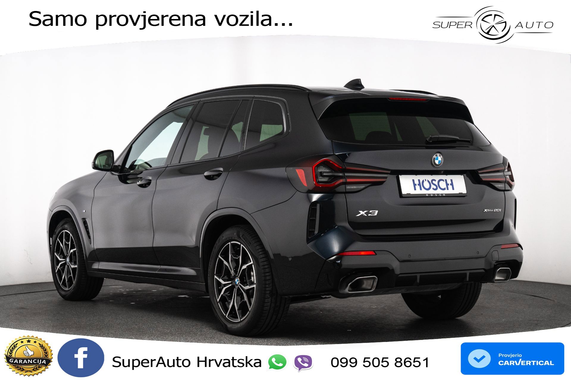 BMW X3 20i xDrive Steptronic M Sport 184 KS, LED+ASIST+GR SJED+KAM+PDC
