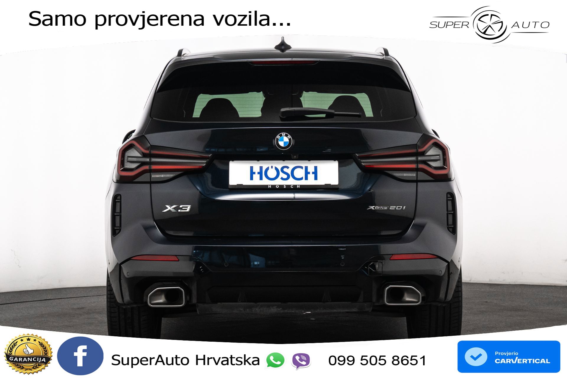 BMW X3 20i xDrive Steptronic M Sport 184 KS, LED+ASIST+GR SJED+KAM+PDC