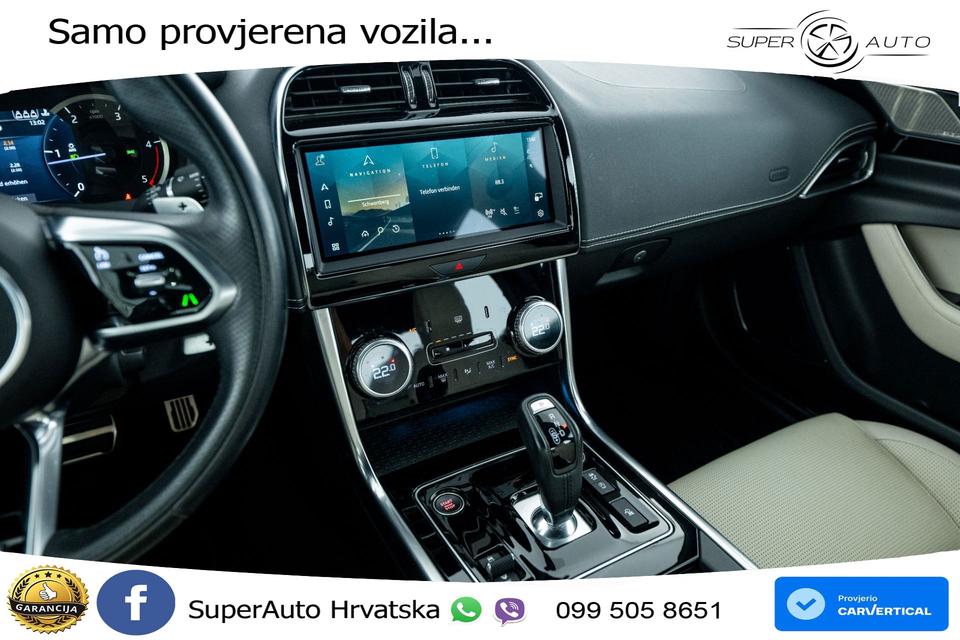 Jaguar XE 2.0d Aut. R-Dynamic 204 KS, LED+KAM+PDC