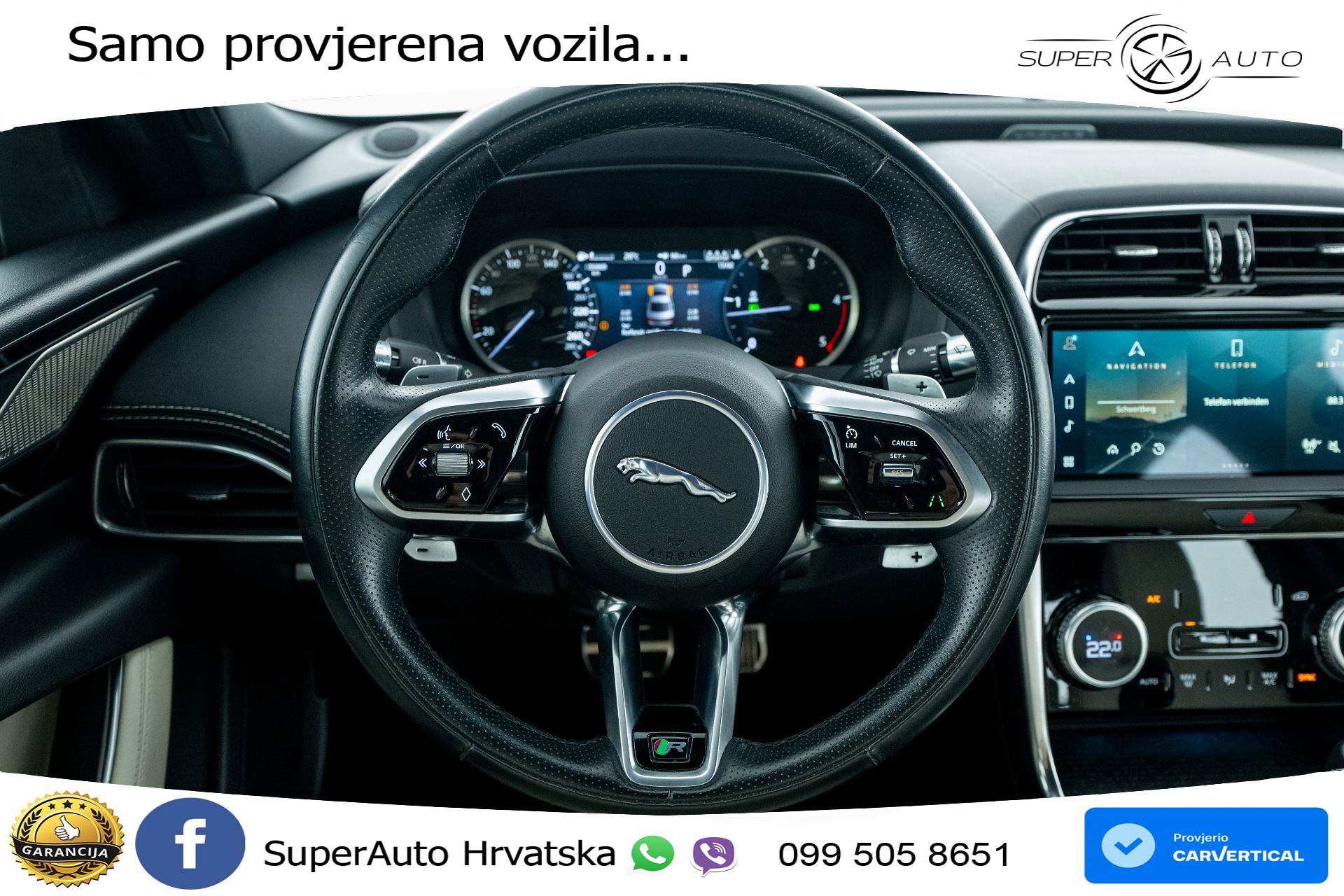 Jaguar XE 2.0d Aut. R-Dynamic 204 KS, LED+KAM+PDC