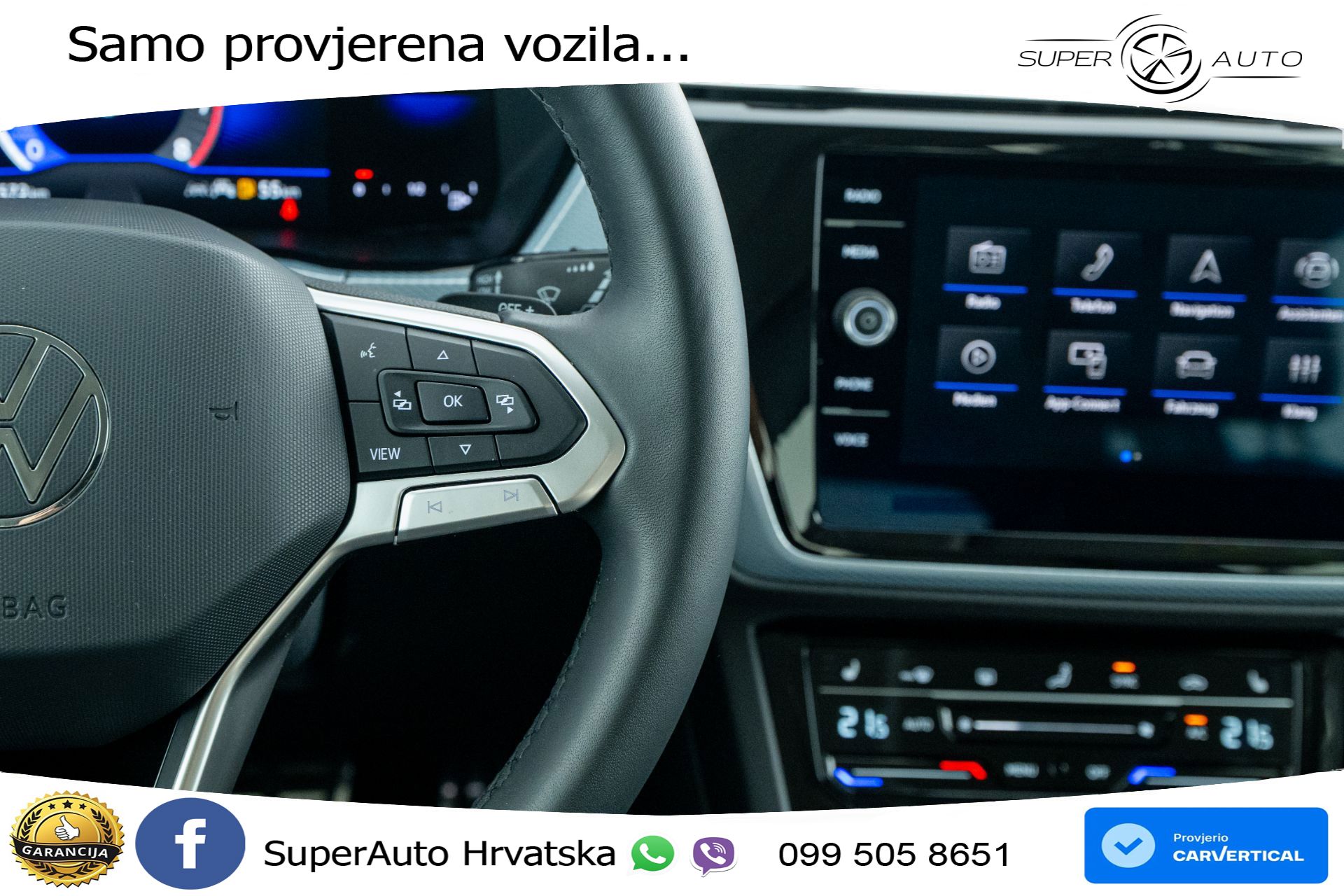 VW Touran 1.5 TSI DSG Comfortline 150 KS, 7-SJED+LED+ACC+GR SJED+VIRT+PDC