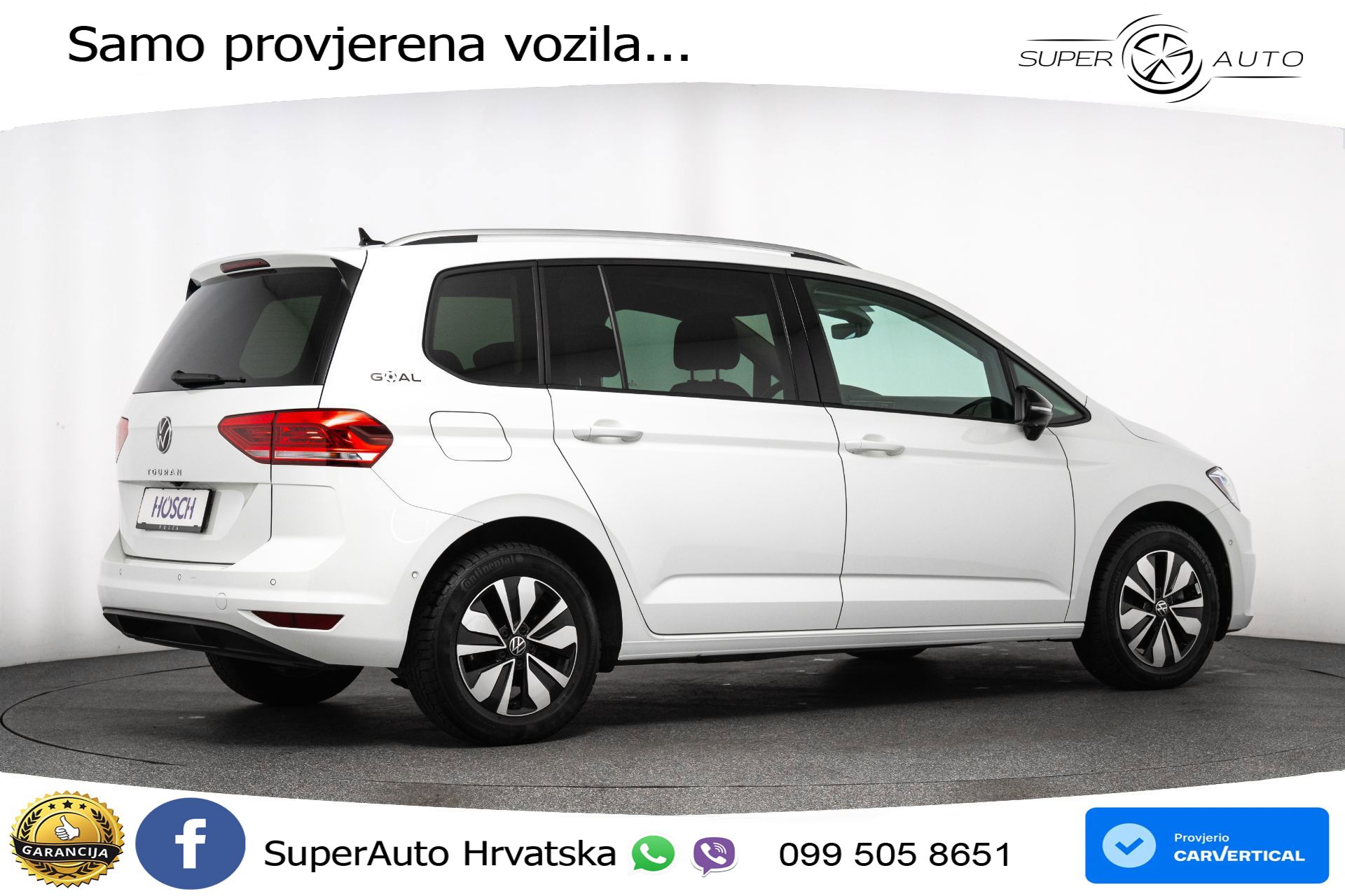 VW Touran 1.5 TSI DSG Comfortline 150 KS, 7-SJED+LED+ACC+GR SJED+VIRT+PDC