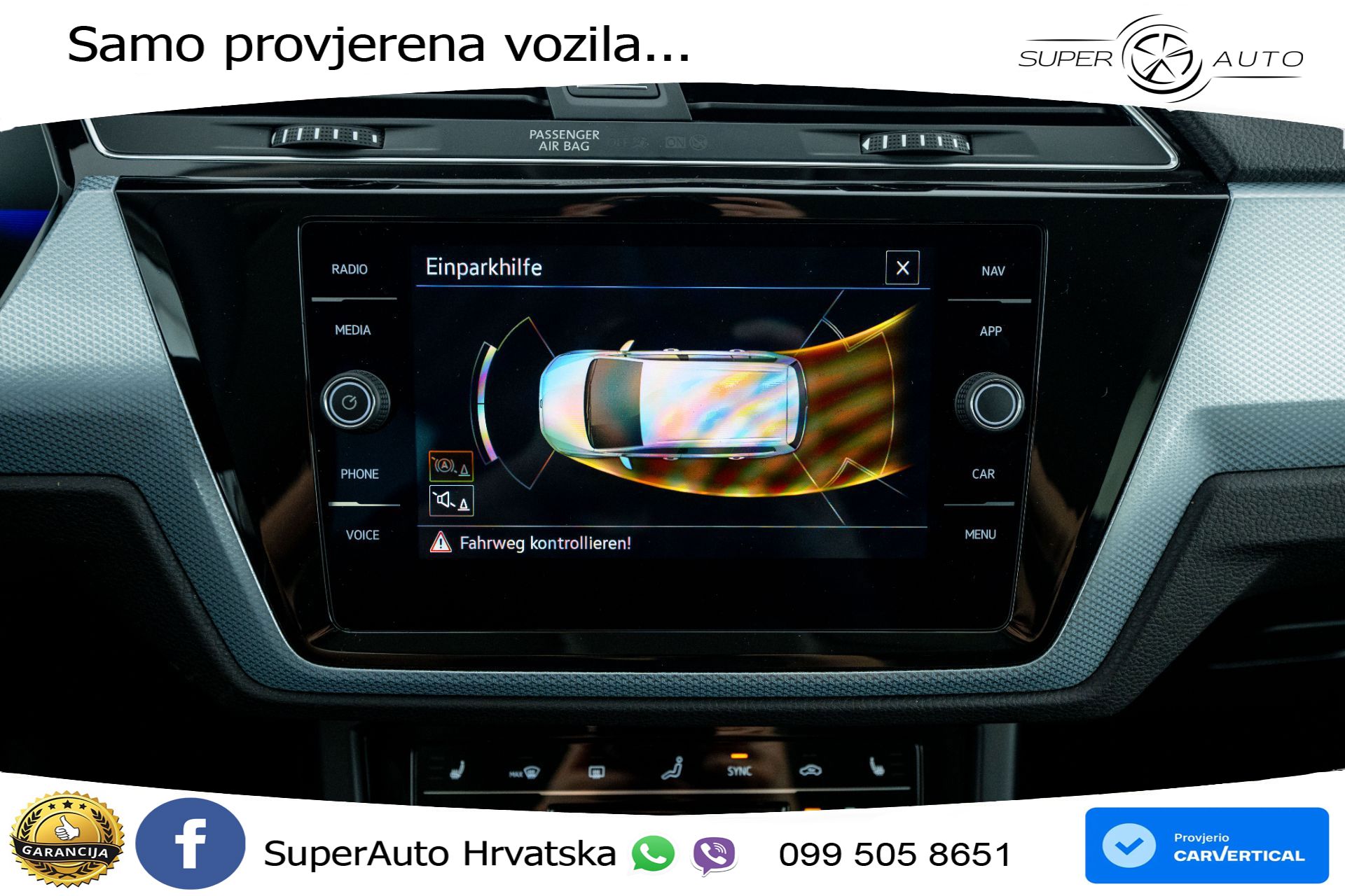VW Touran 1.5 TSI DSG Comfortline 150 KS, 7-SJED+LED+ACC+GR SJED+VIRT+PDC