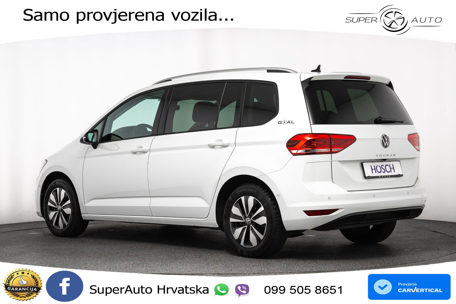 VW Touran 1.5 TSI DSG Comfortline 150 KS, 7-SJED+LED+ACC+GR SJED+VIRT+PDC