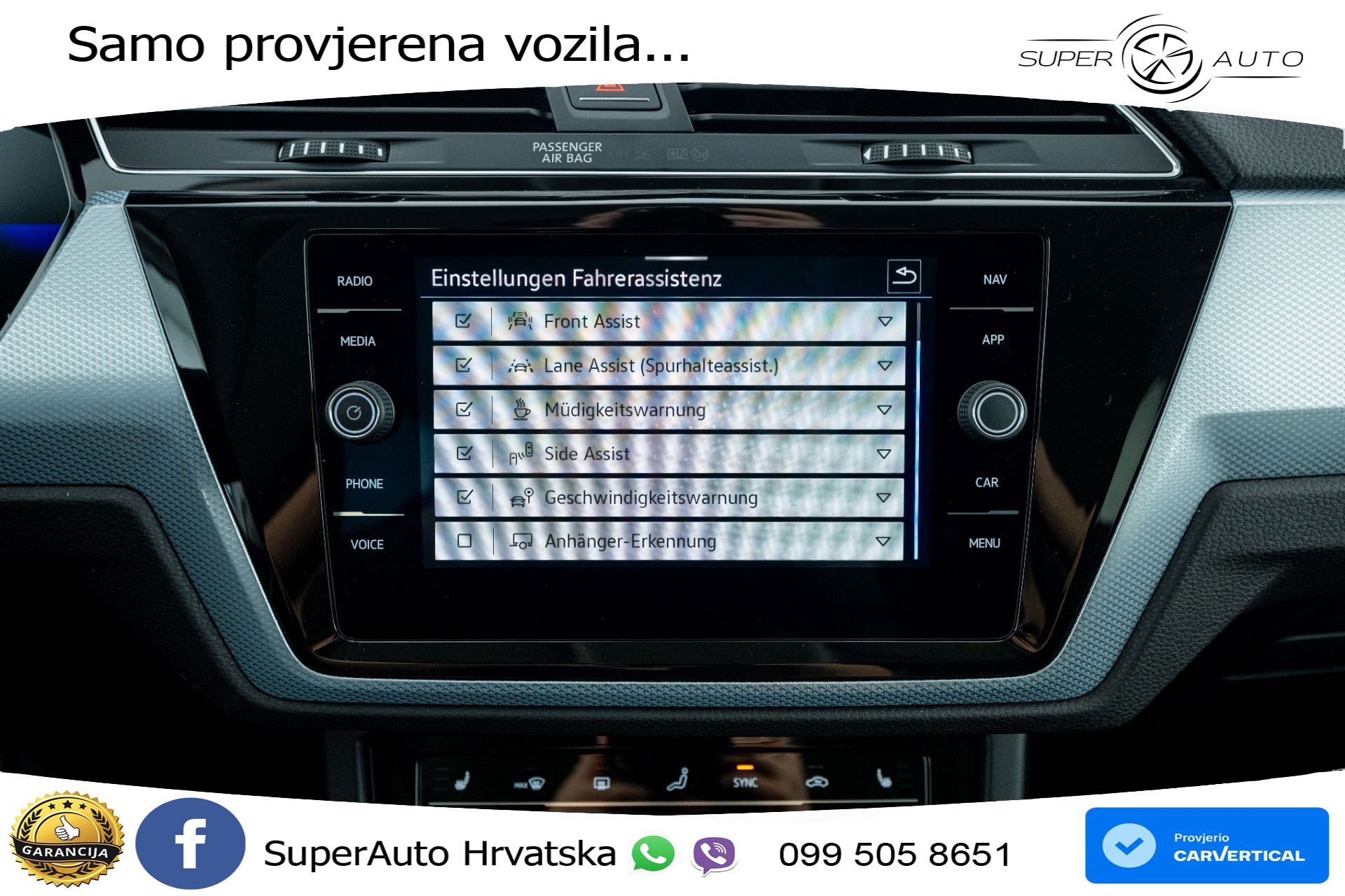 VW Touran 1.5 TSI DSG Comfortline 150 KS, 7-SJED+LED+ACC+GR SJED+VIRT+PDC