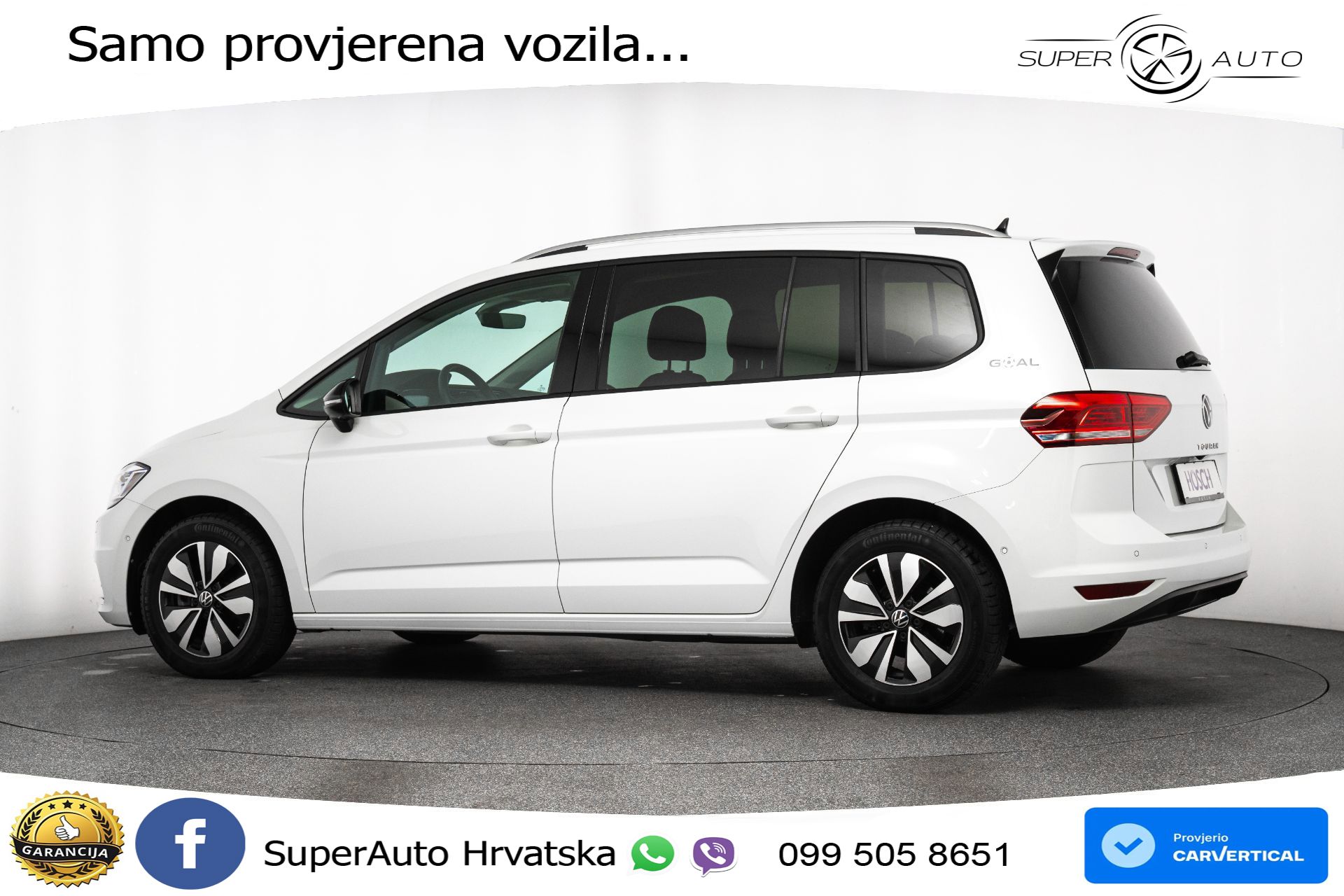 VW Touran 1.5 TSI DSG Comfortline 150 KS, 7-SJED+LED+ACC+GR SJED+VIRT+PDC