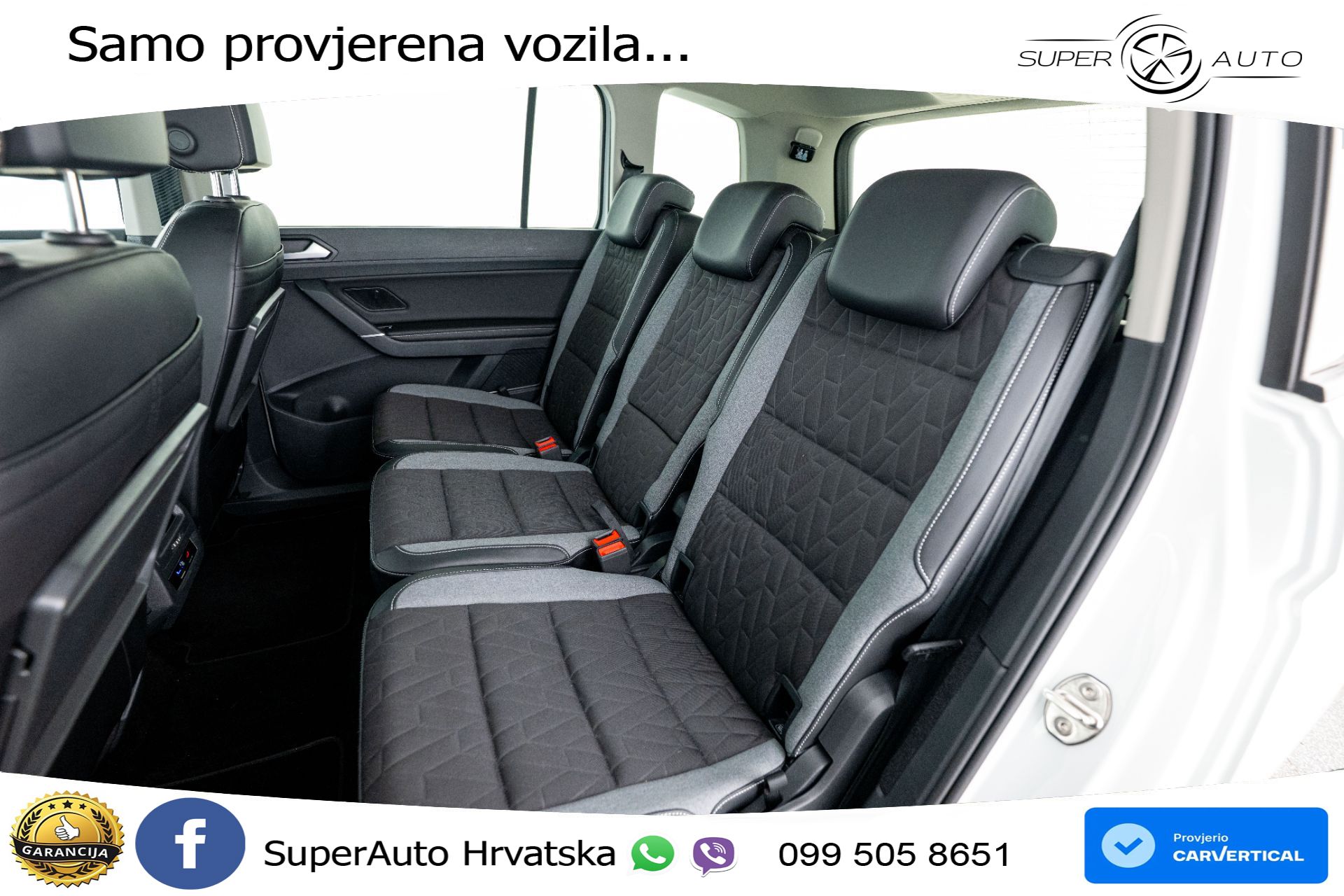 VW Touran 1.5 TSI DSG Comfortline 150 KS, 7-SJED+LED+ACC+GR SJED+VIRT+PDC