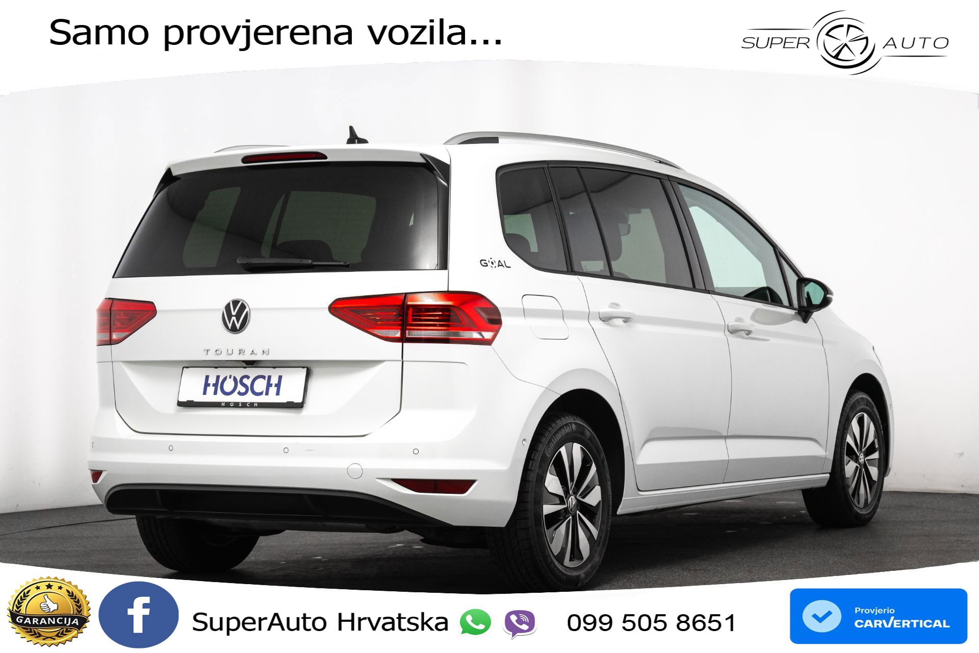 VW Touran 1.5 TSI DSG Comfortline 150 KS, 7-SJED+LED+ACC+GR SJED+VIRT+PDC