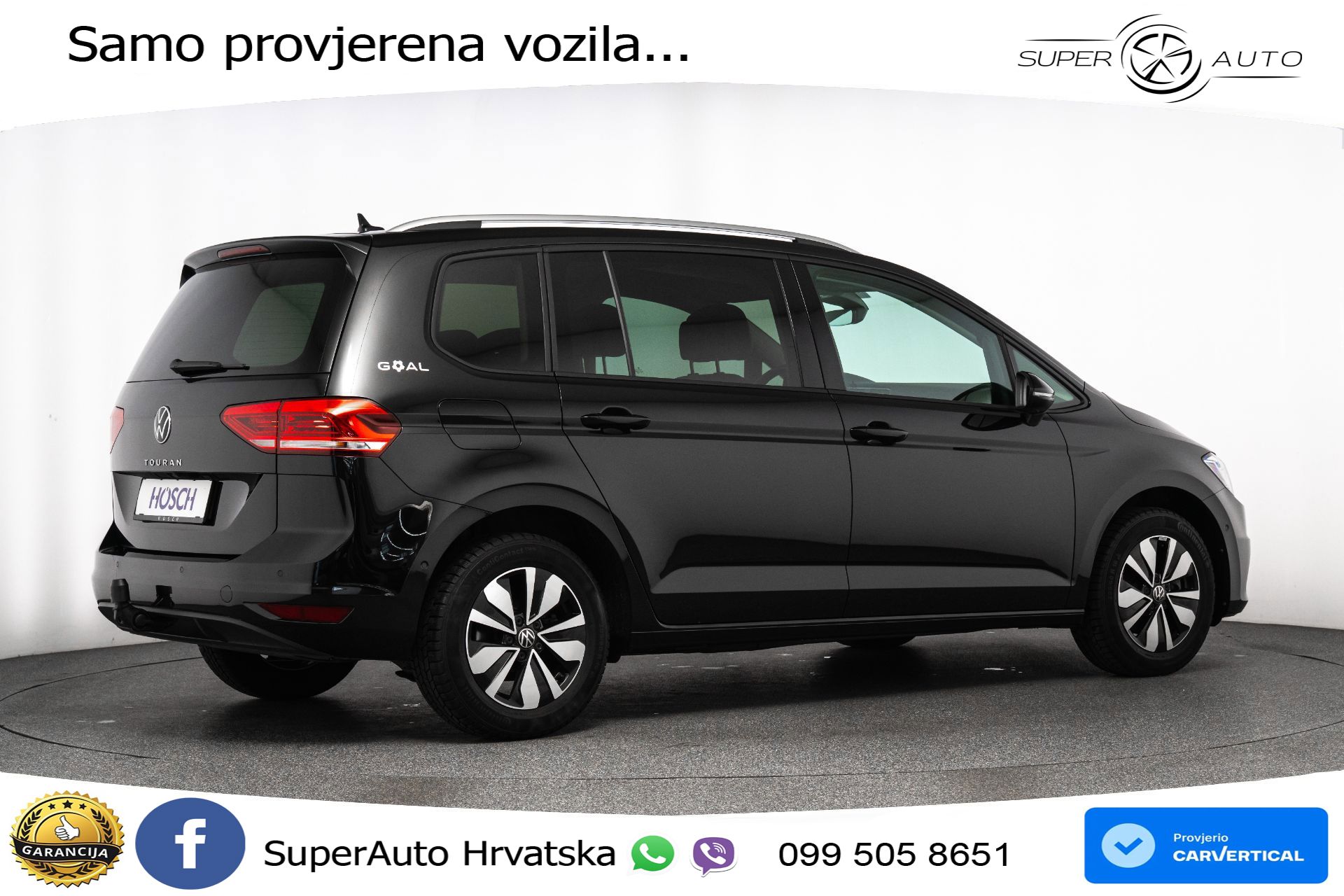 VW Touran 1.5 TSI DSG Comfortline 150 KS, 7-SJED+ACC+GR SJED+VIRT