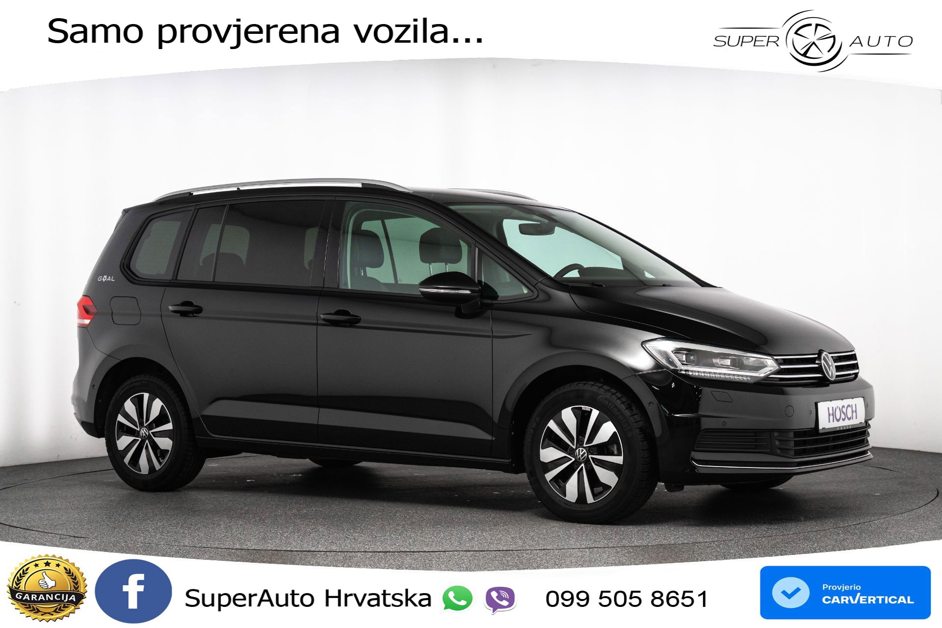 VW Touran 1.5 TSI DSG Comfortline 150 KS, 7-SJED+ACC+GR SJED+VIRT