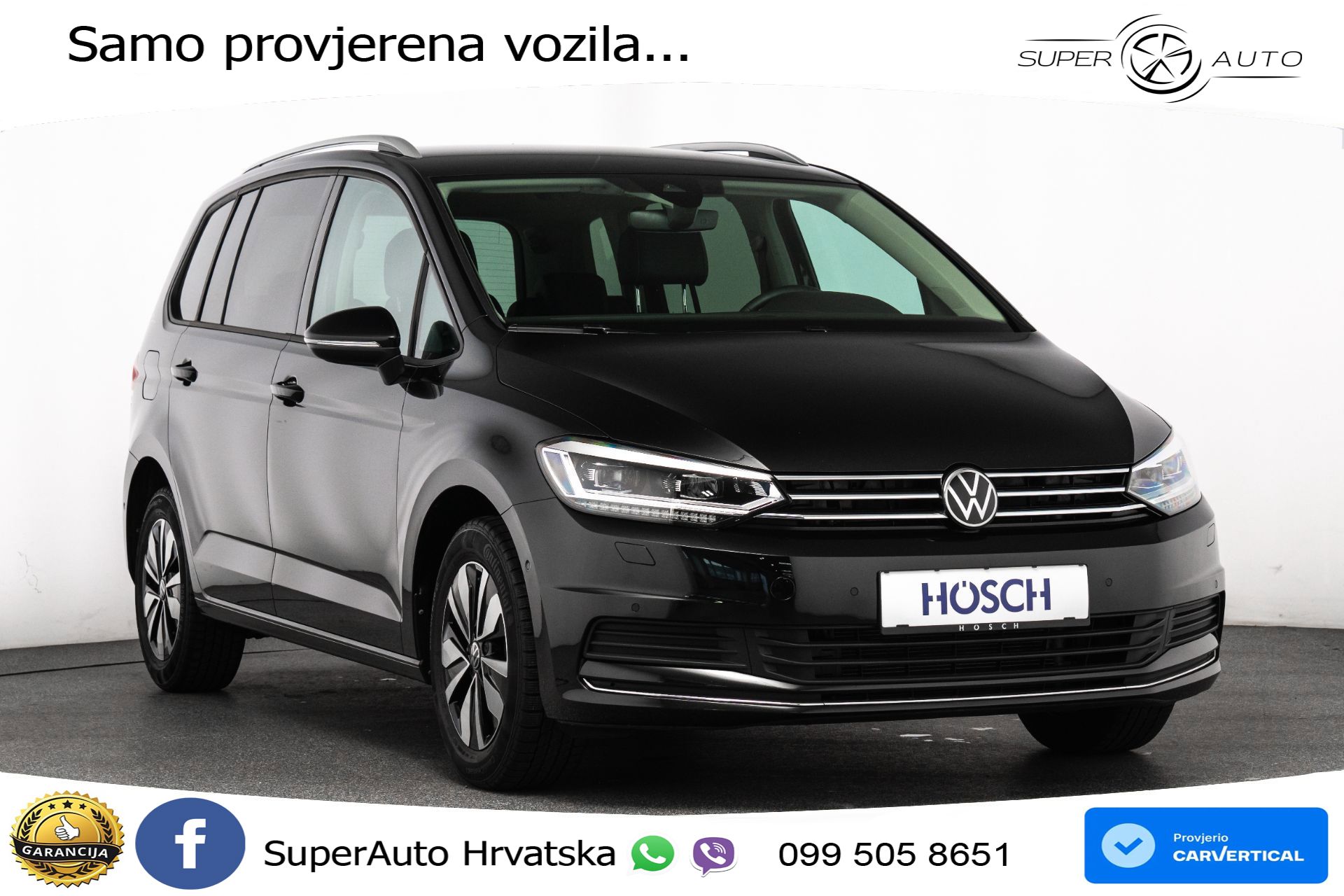 VW Touran 1.5 TSI DSG Comfortline 150 KS, 7-SJED+ACC+GR SJED+VIRT