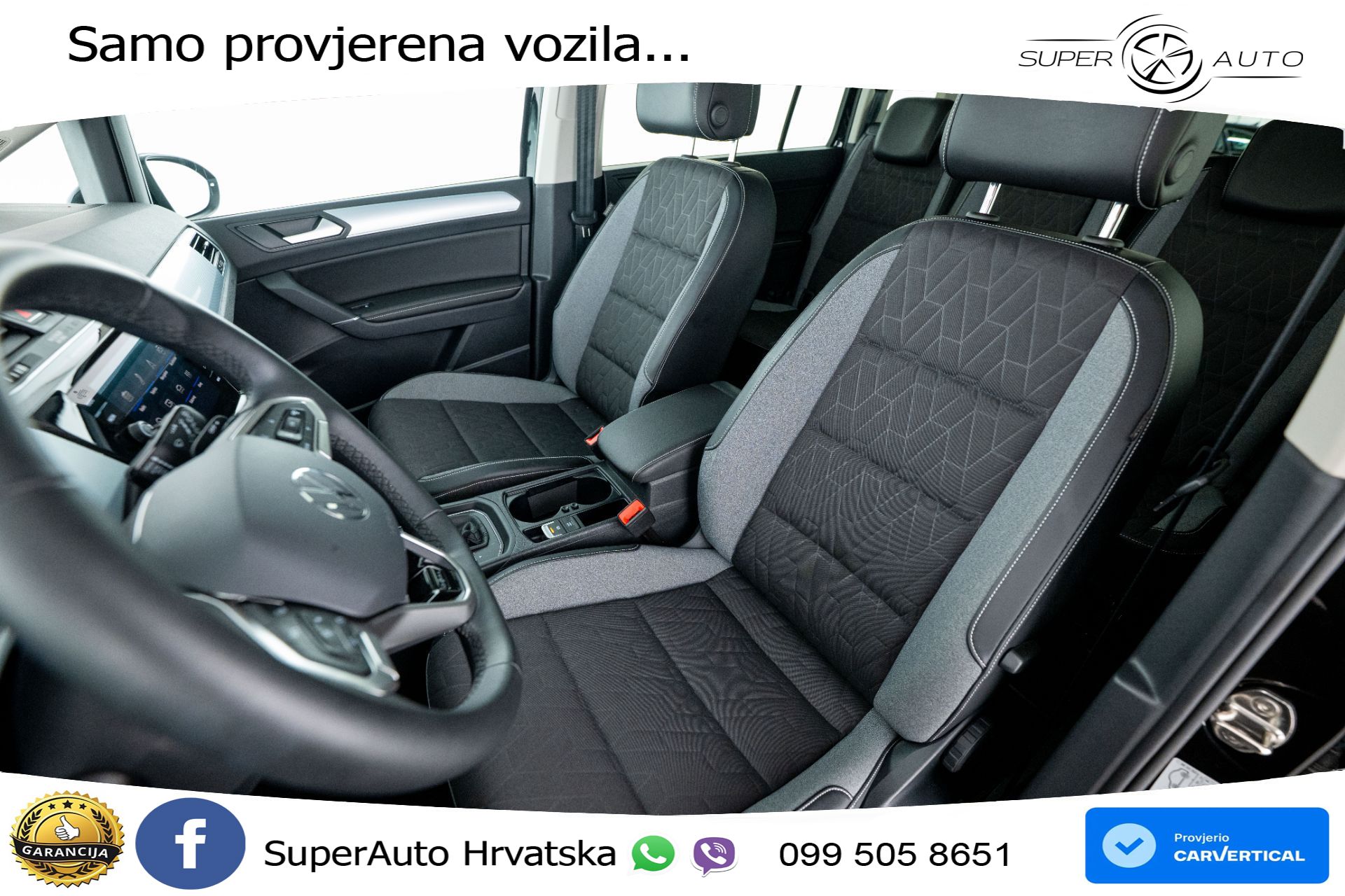 VW Touran 1.5 TSI DSG Comfortline 150 KS, 7-SJED+ACC+GR SJED+VIRT