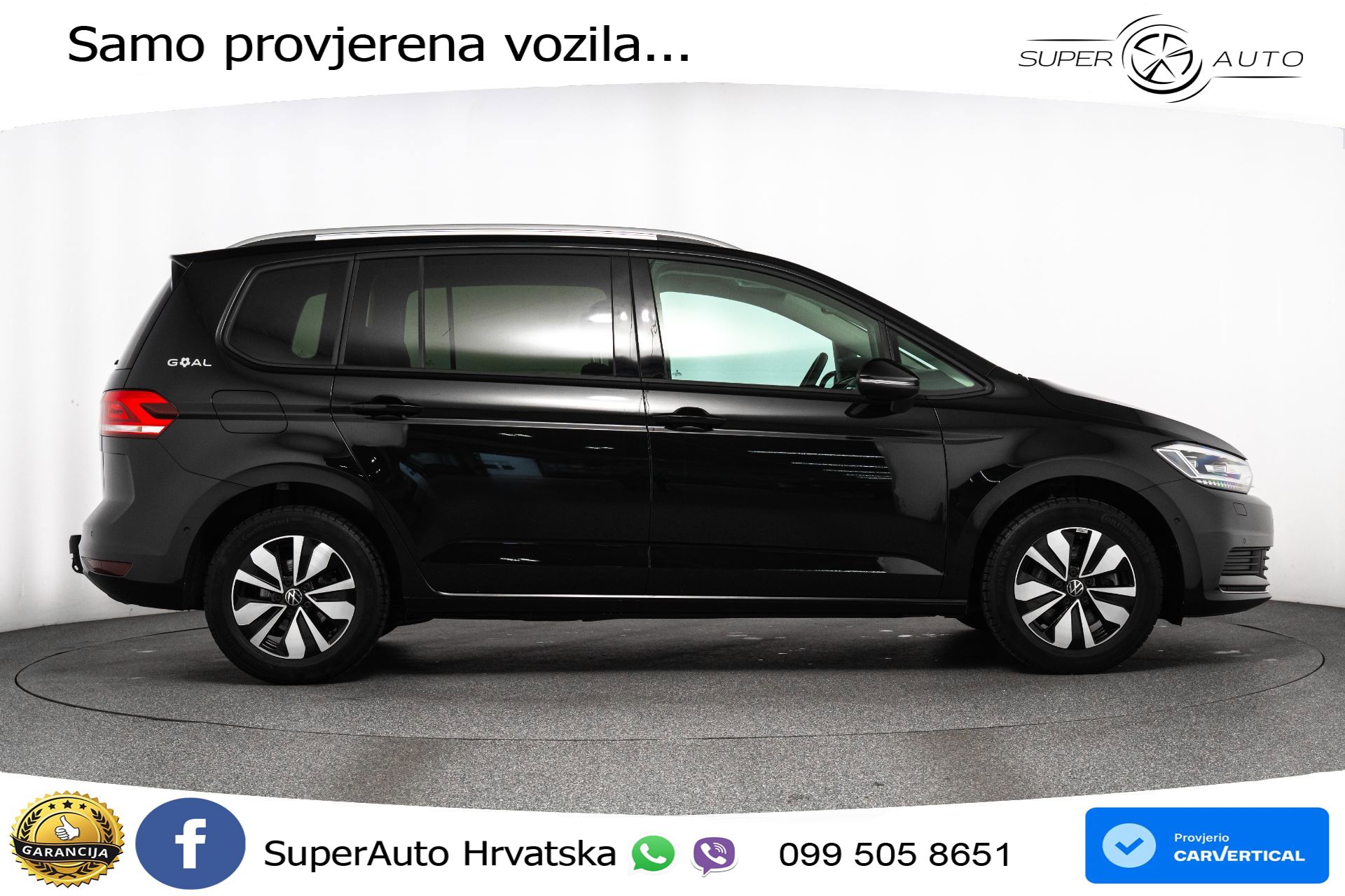 VW Touran 1.5 TSI DSG Comfortline 150 KS, 7-SJED+ACC+GR SJED+VIRT
