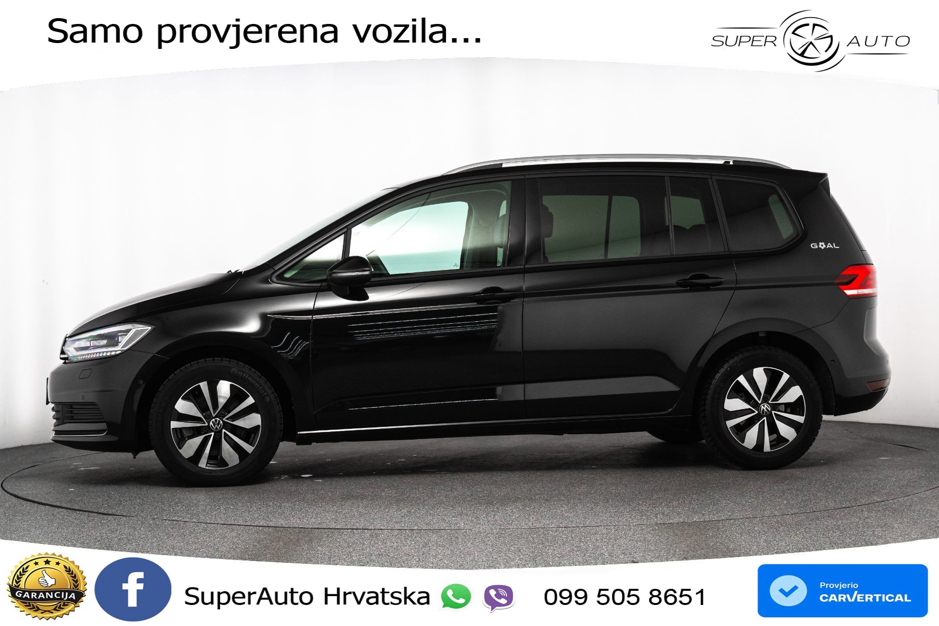 VW Touran 1.5 TSI DSG Comfortline 150 KS, 7-SJED+ACC+GR SJED+VIRT