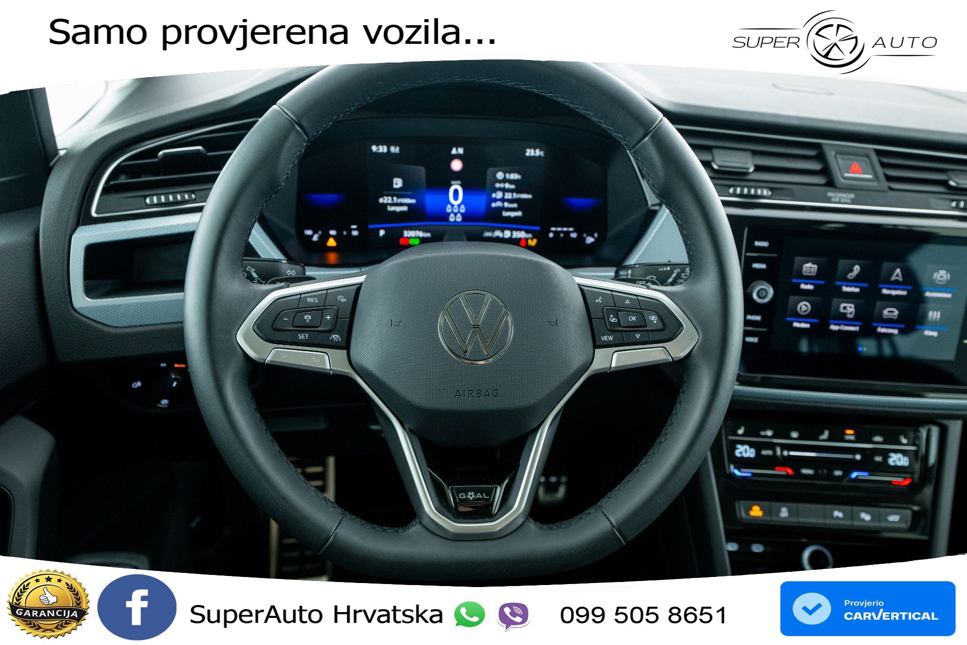 VW Touran 1.5 TSI DSG Comfortline 150 KS, 7-SJED+ACC+GR SJED+VIRT