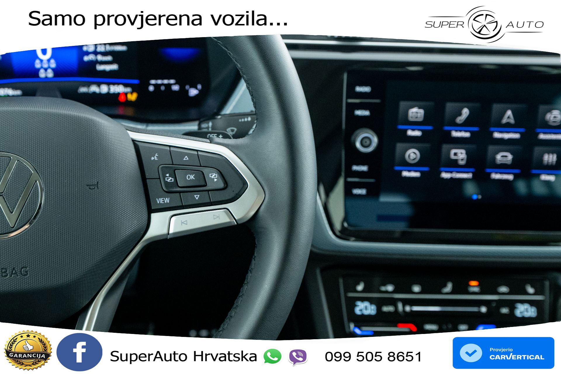 VW Touran 1.5 TSI DSG Comfortline 150 KS, 7-SJED+ACC+GR SJED+VIRT