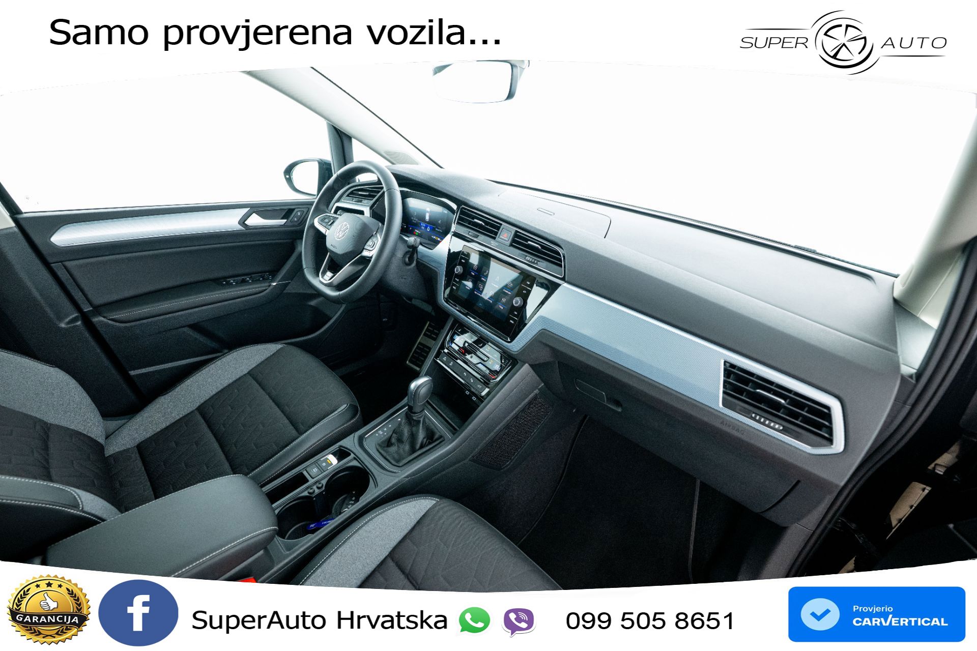 VW Touran 2.0 TDI DSG Comfortline 150 KS, 7-SJED+ACC+GR SJED+VIRT+NAVI