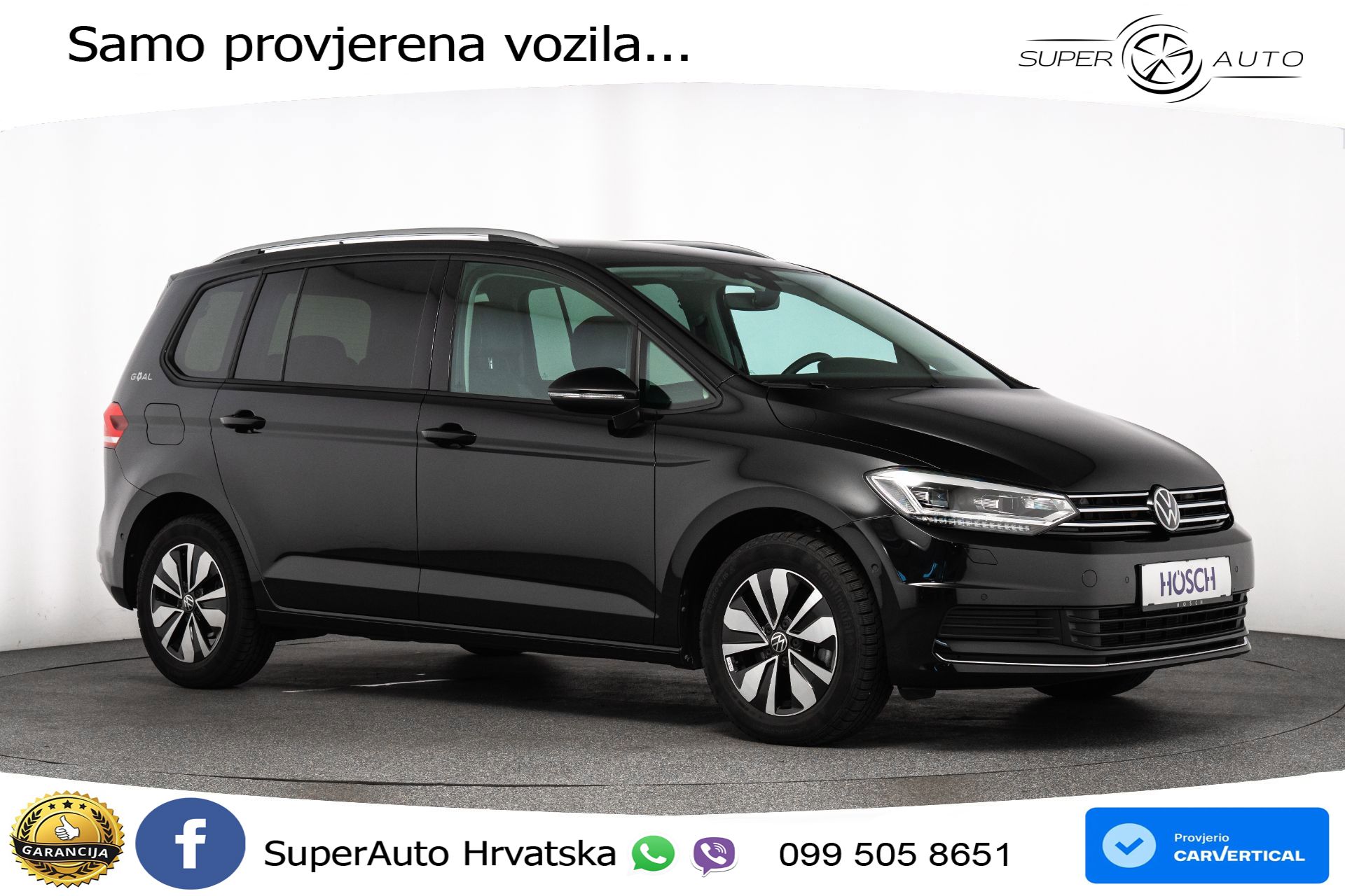 VW Touran 2.0 TDI DSG Comfortline 150 KS, 7-SJED+ACC+GR SJED+VIRT+NAVI