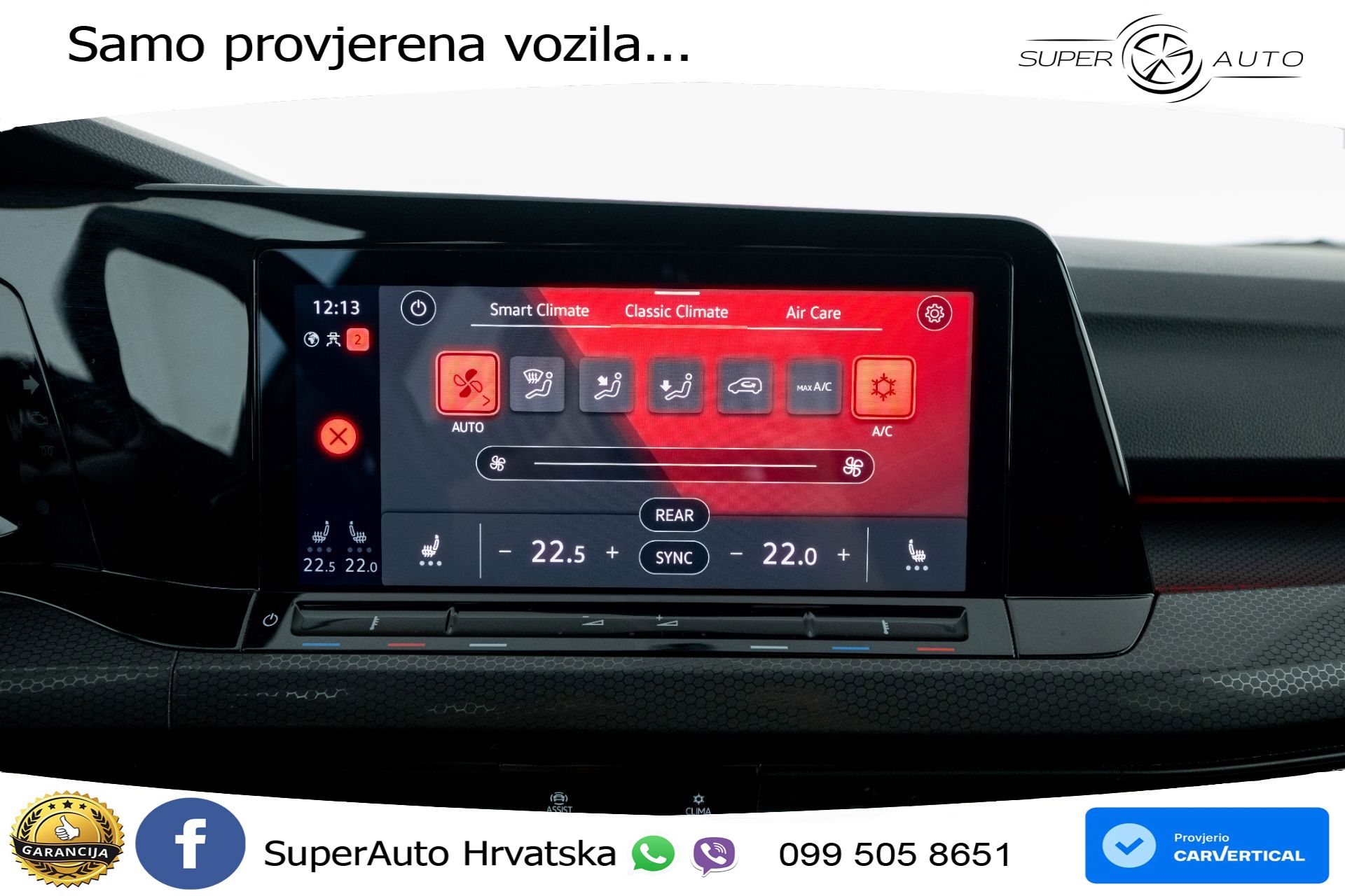 VW Golf 8 GTI 2.0 TSI DSG 245 KS, LED+ACC+GR SJED+KAM+VIRT+PDC