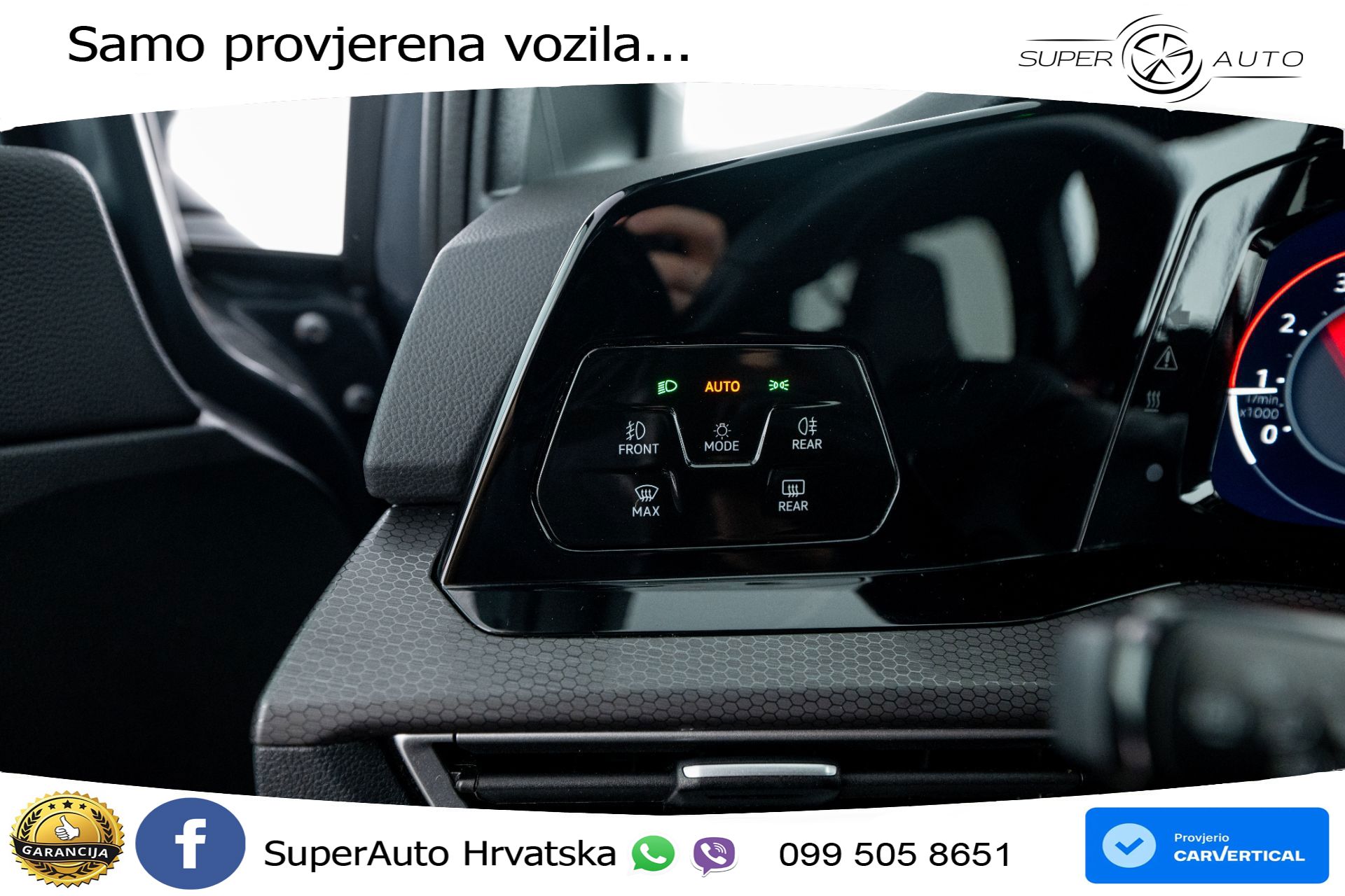 VW Golf 8 GTI 2.0 TSI DSG 245 KS, LED+ACC+GR SJED+KAM+VIRT+PDC