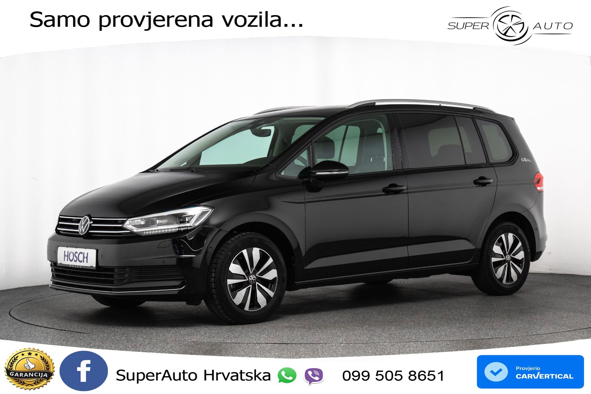 VW Touran 1.5 TSI DSG Comfortline 150 KS, 7-SJED+ACC+GR SJED+VIRT