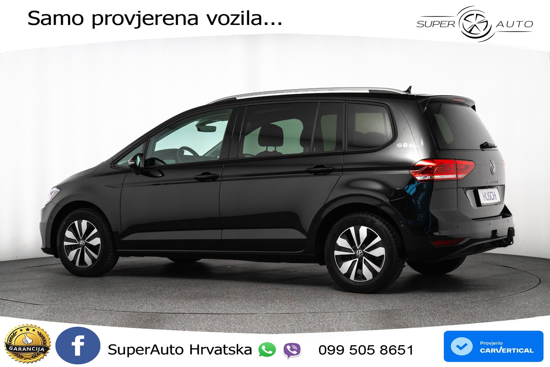 VW Touran 1.5 TSI DSG Comfortline 150 KS, 7-SJED+ACC+GR SJED+VIRT