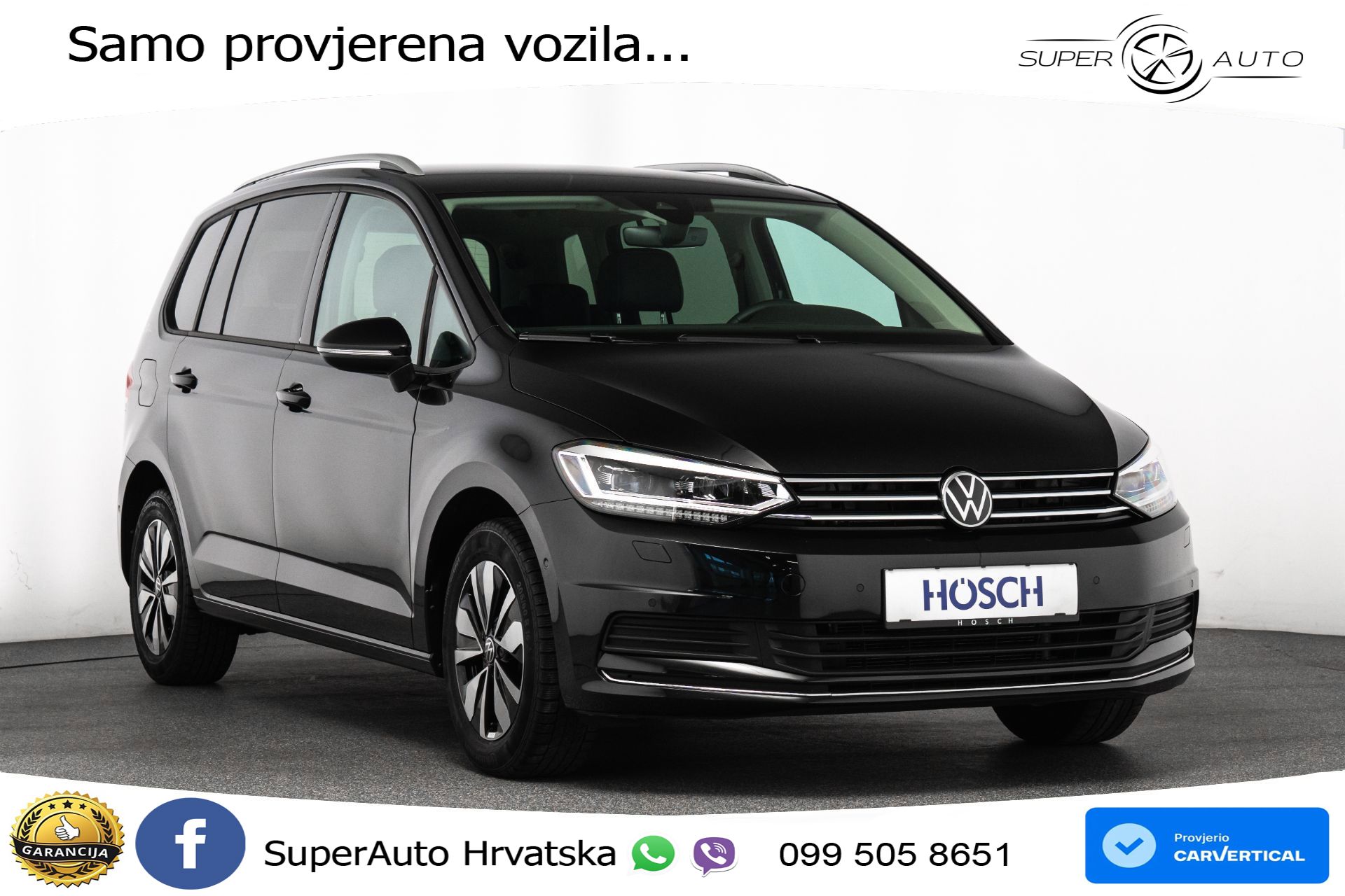 VW Touran 1.5 TSI DSG Comfortline 150 KS, 7-SJED+ACC+GR SJED+VIRT