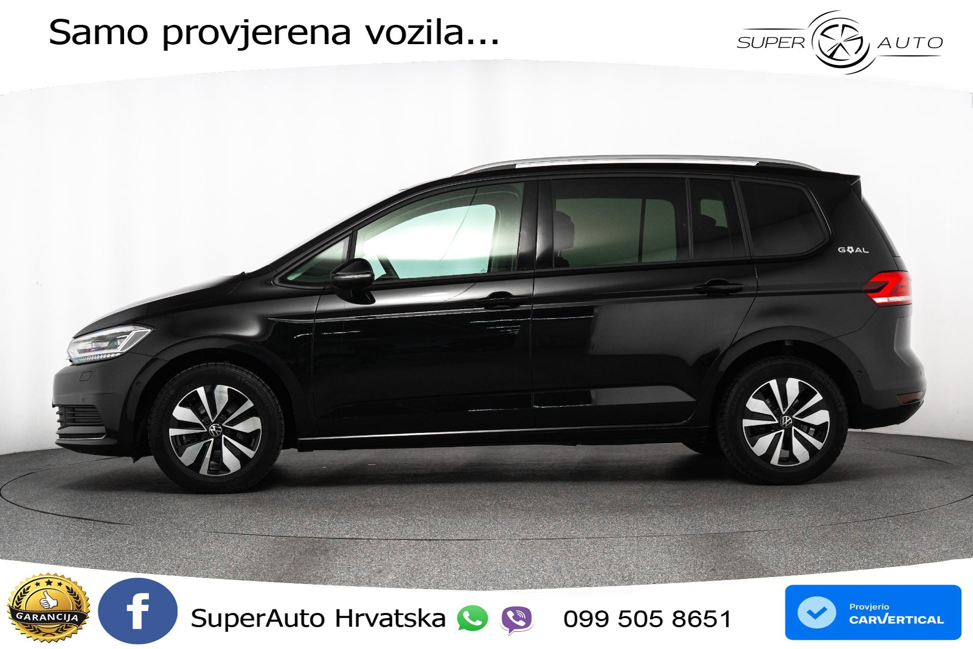 VW Touran 1.5 TSI DSG Comfortline 150 KS, 7-SJED+ACC+GR SJED+VIRT
