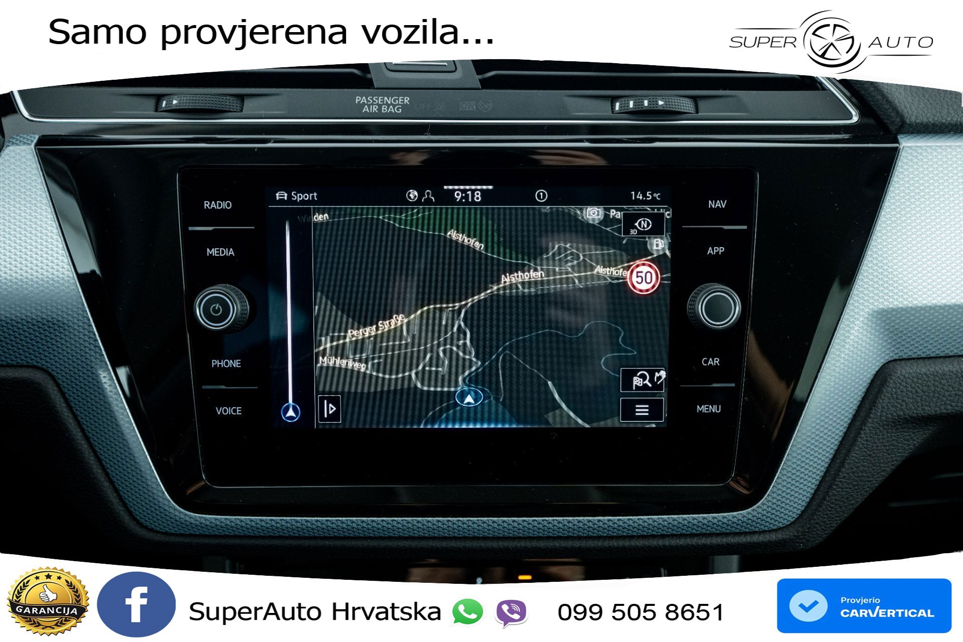 VW Touran 1.5 TSI DSG Comfortline 150 KS, 7-SJED+ACC+GR SJED+VIRT