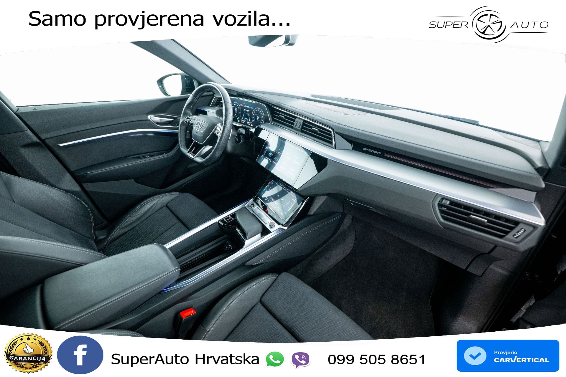 Audi Q8 e-tron 55 114 kWh SB quattro 2xS line 408 KS, ZRAČNI+MATRIX+GR SJED+360